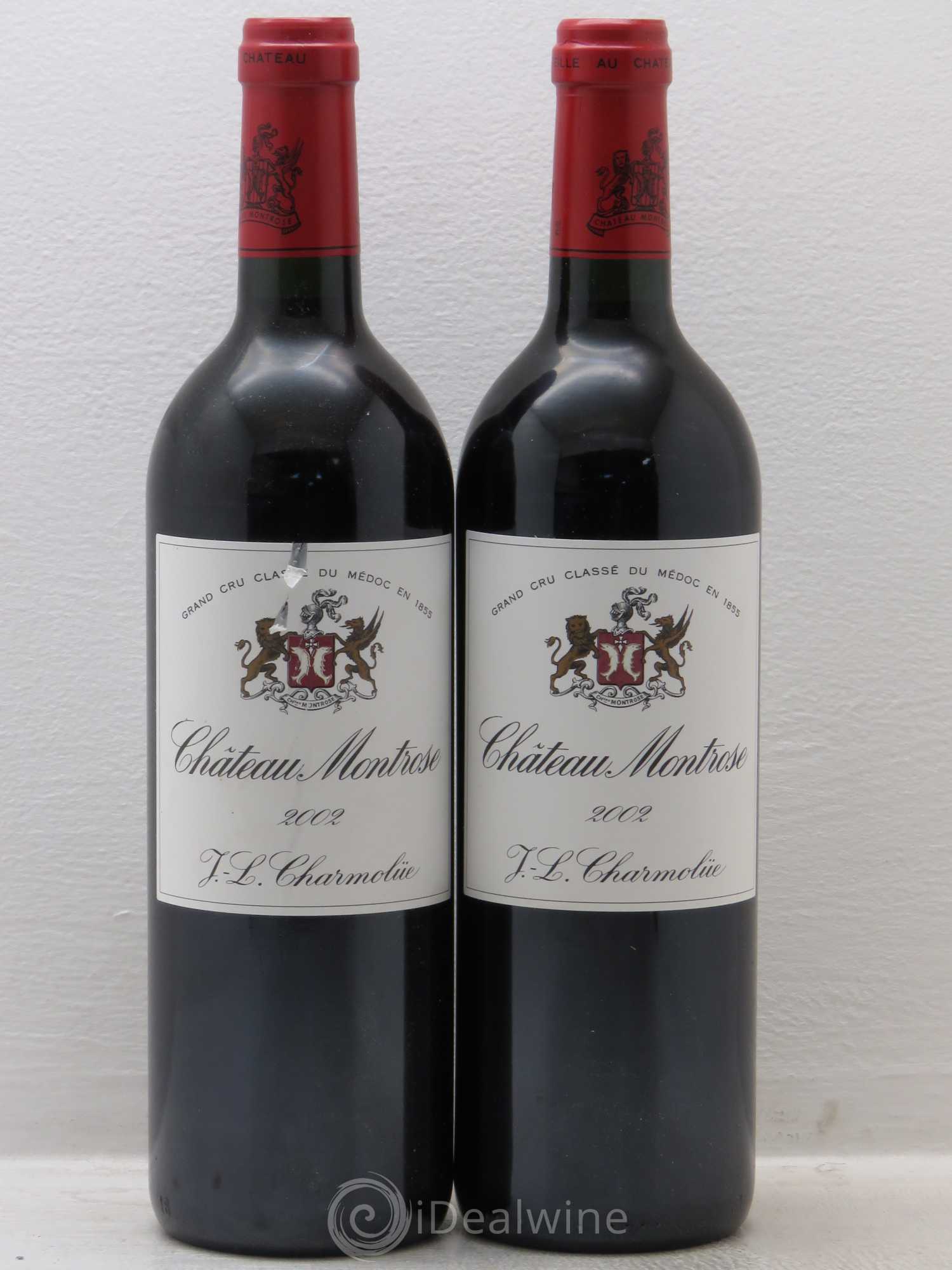 Château Montrose 2ème Grand Cru Classé 2002 - Lot de 2 bouteilles - 0