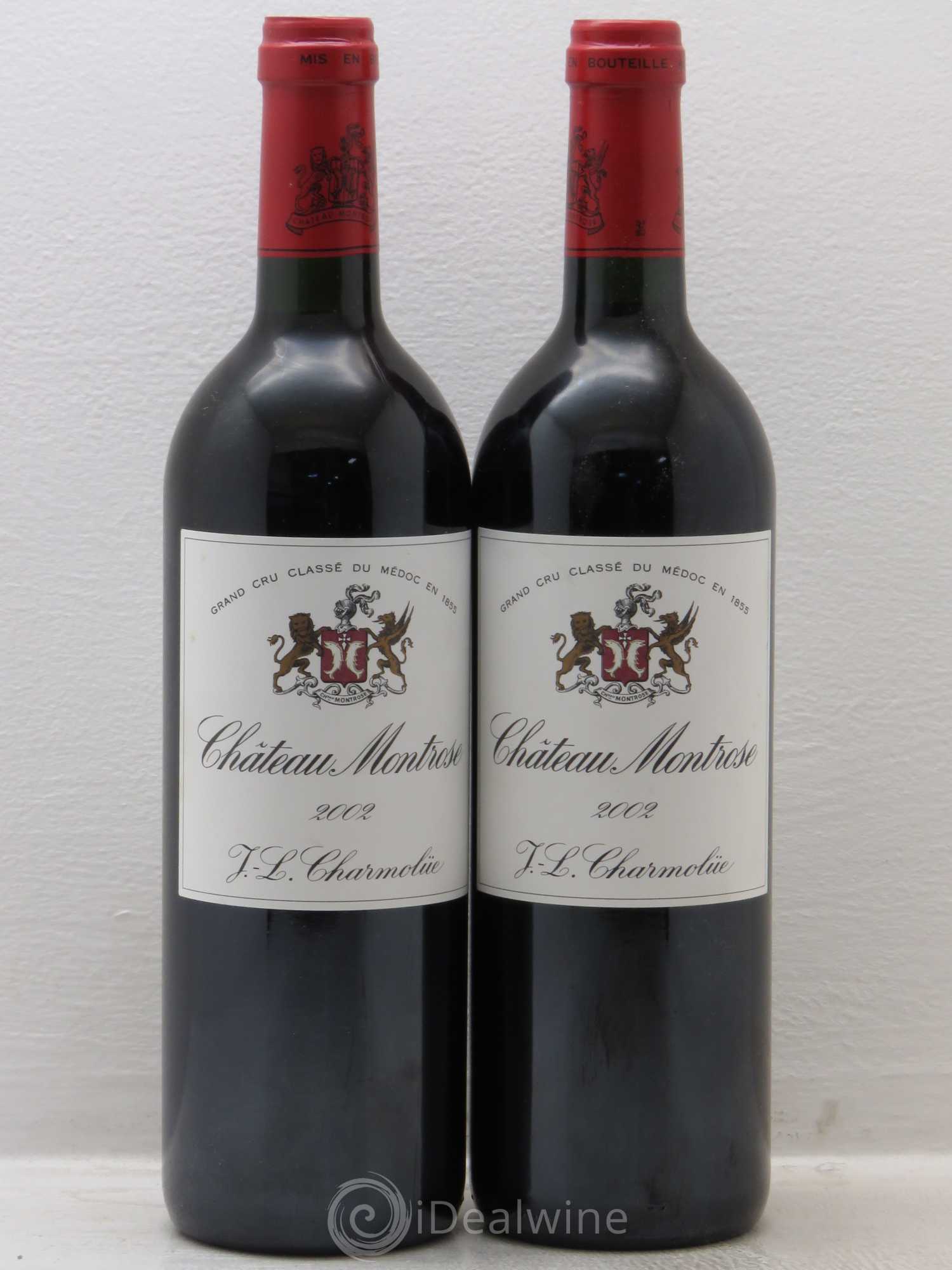 Château Montrose 2ème Grand Cru Classé 2002 - Lot de 2 bouteilles - 0