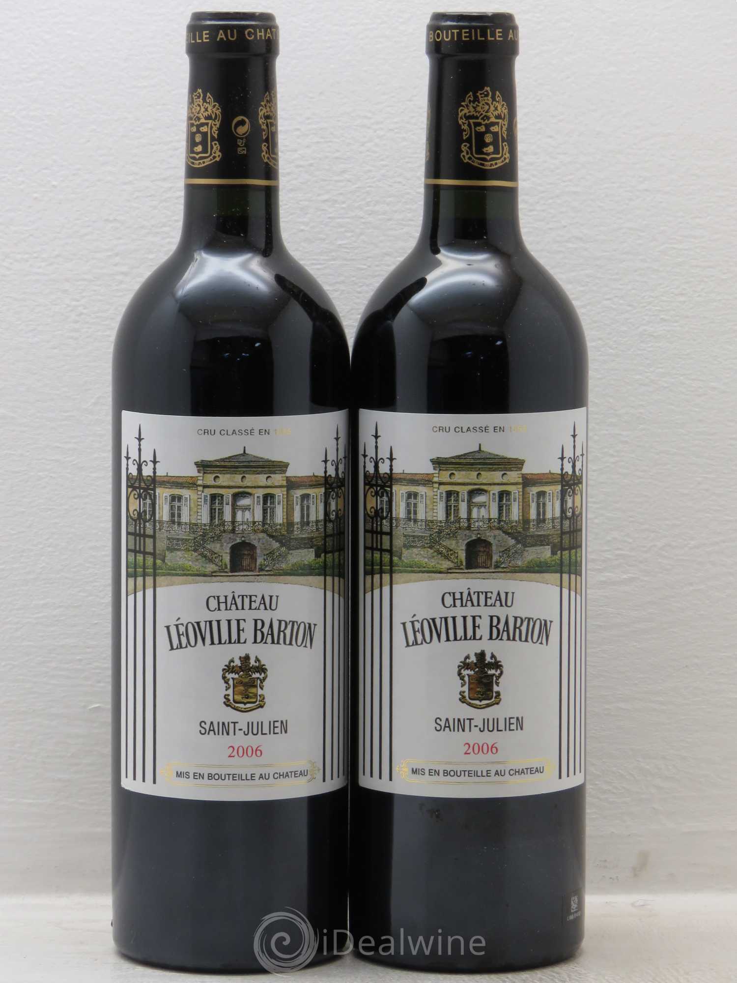 Château Léoville Barton 2ème Grand Cru Classé 2006 - Lot de 2 bouteilles - 0