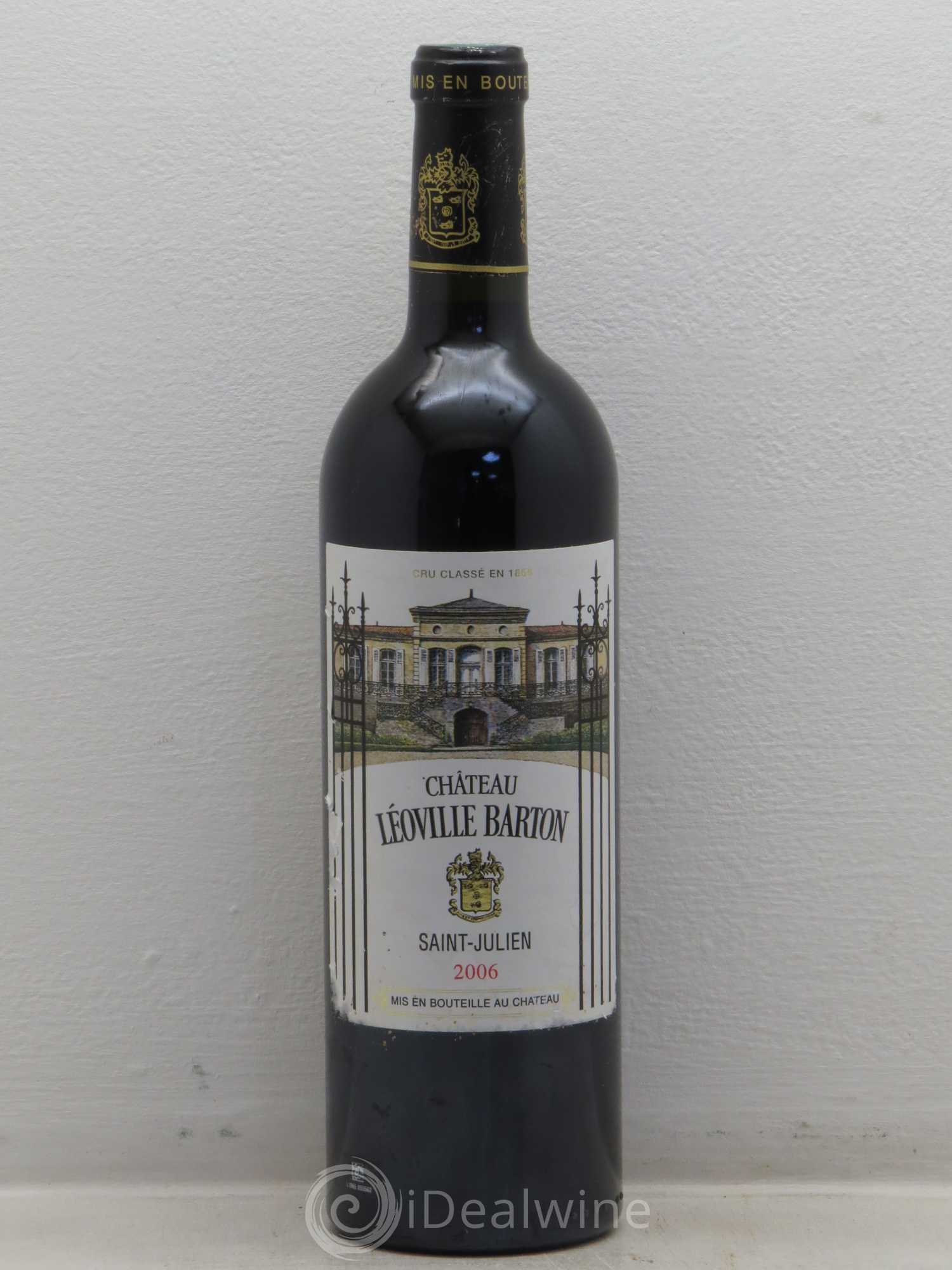 Château Léoville Barton 2ème Grand Cru Classé 2006 - Lot de 1 bouteille - 0