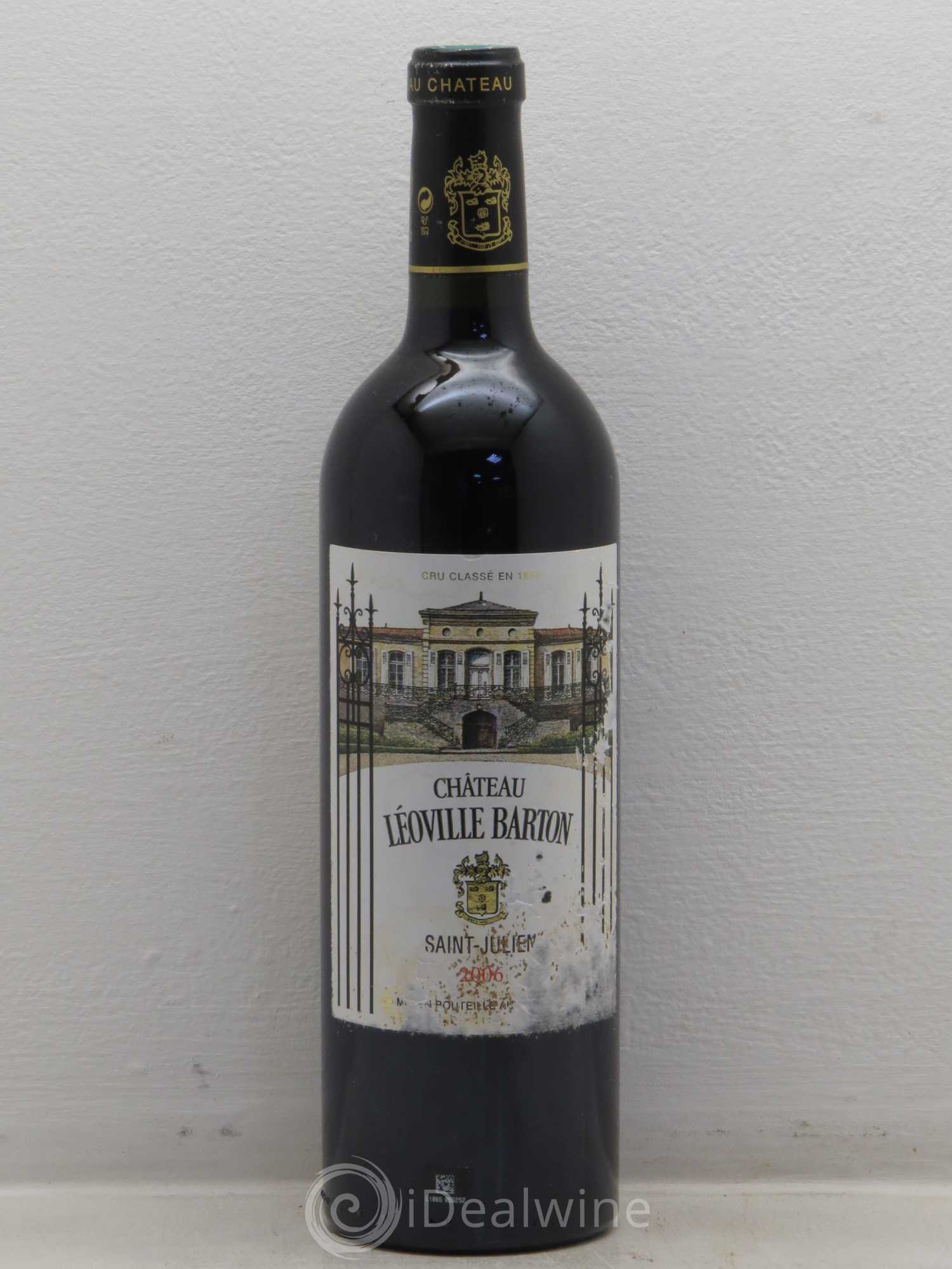 Château Léoville Barton 2ème Grand Cru Classé 2006 - Lot de 1 bouteille - 0