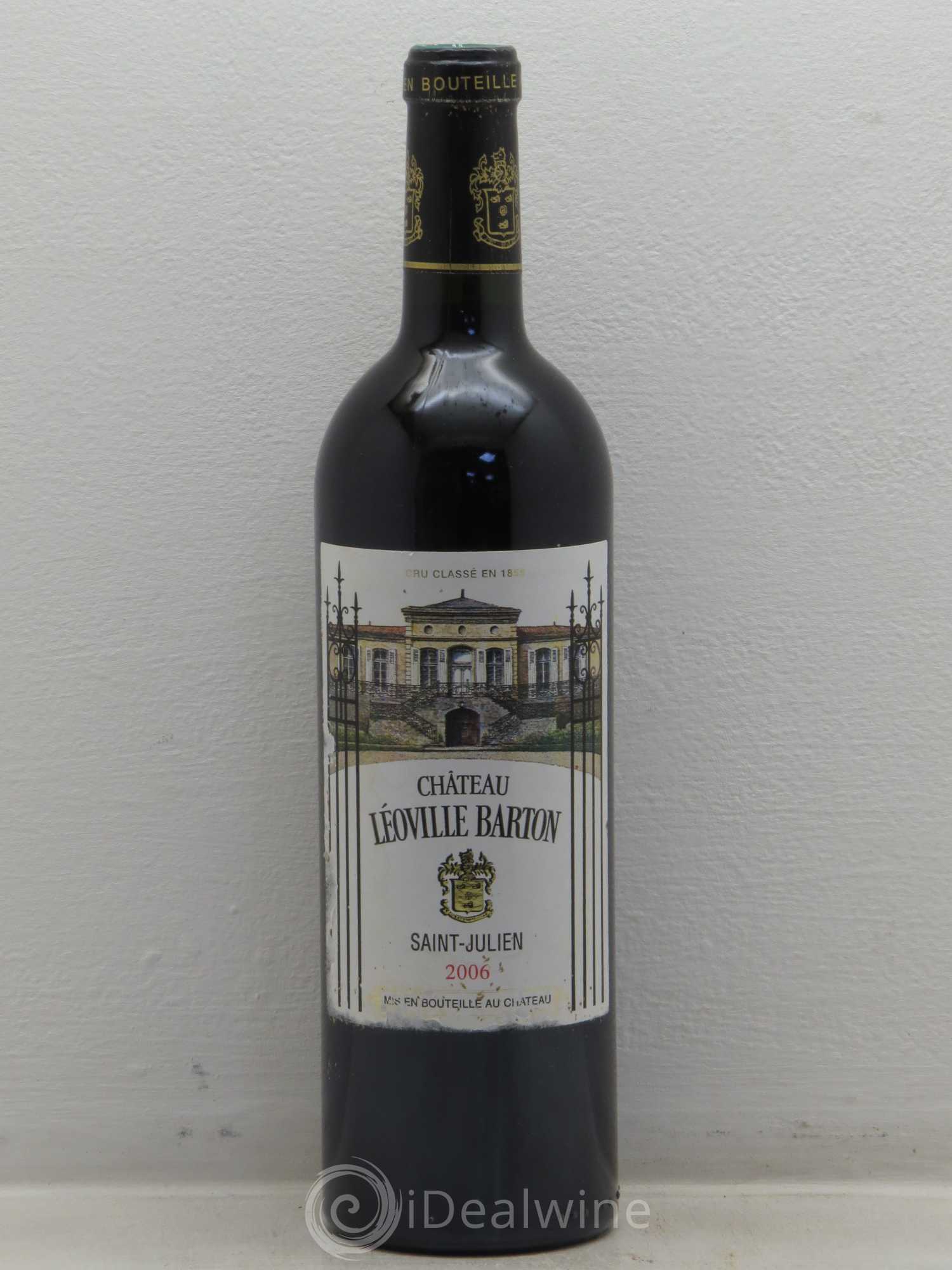 Château Léoville Barton 2ème Grand Cru Classé 2006 - Lot de 1 bouteille - 0