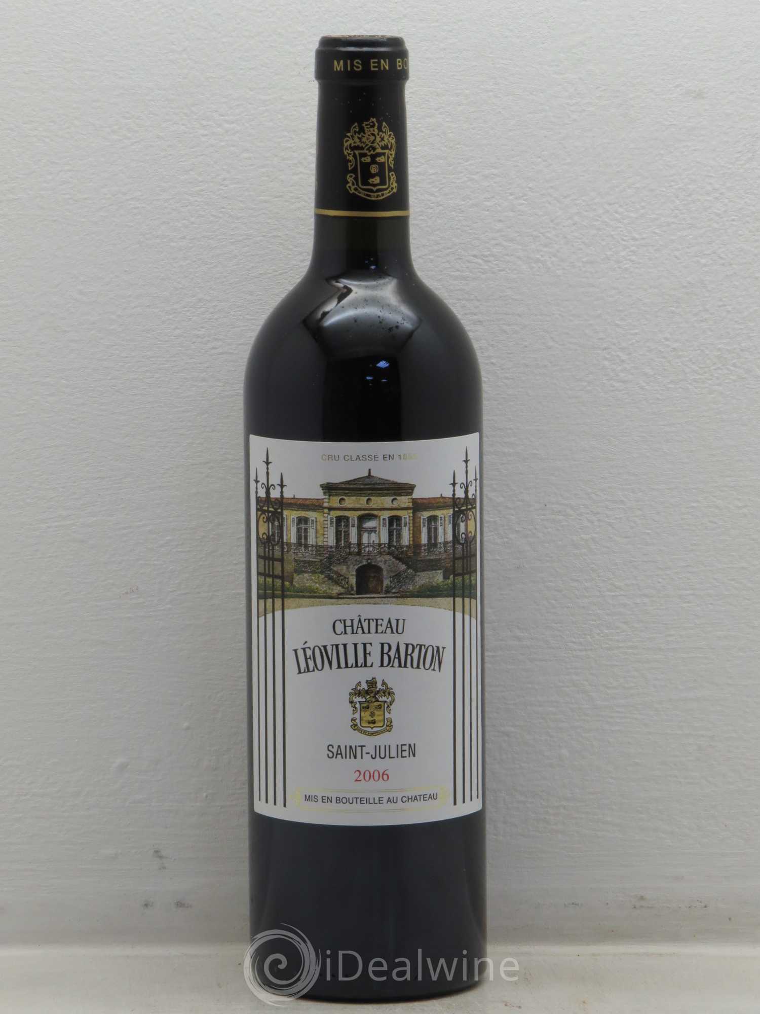 Château Léoville Barton 2ème Grand Cru Classé 2006 - Lot de 1 bouteille - 0