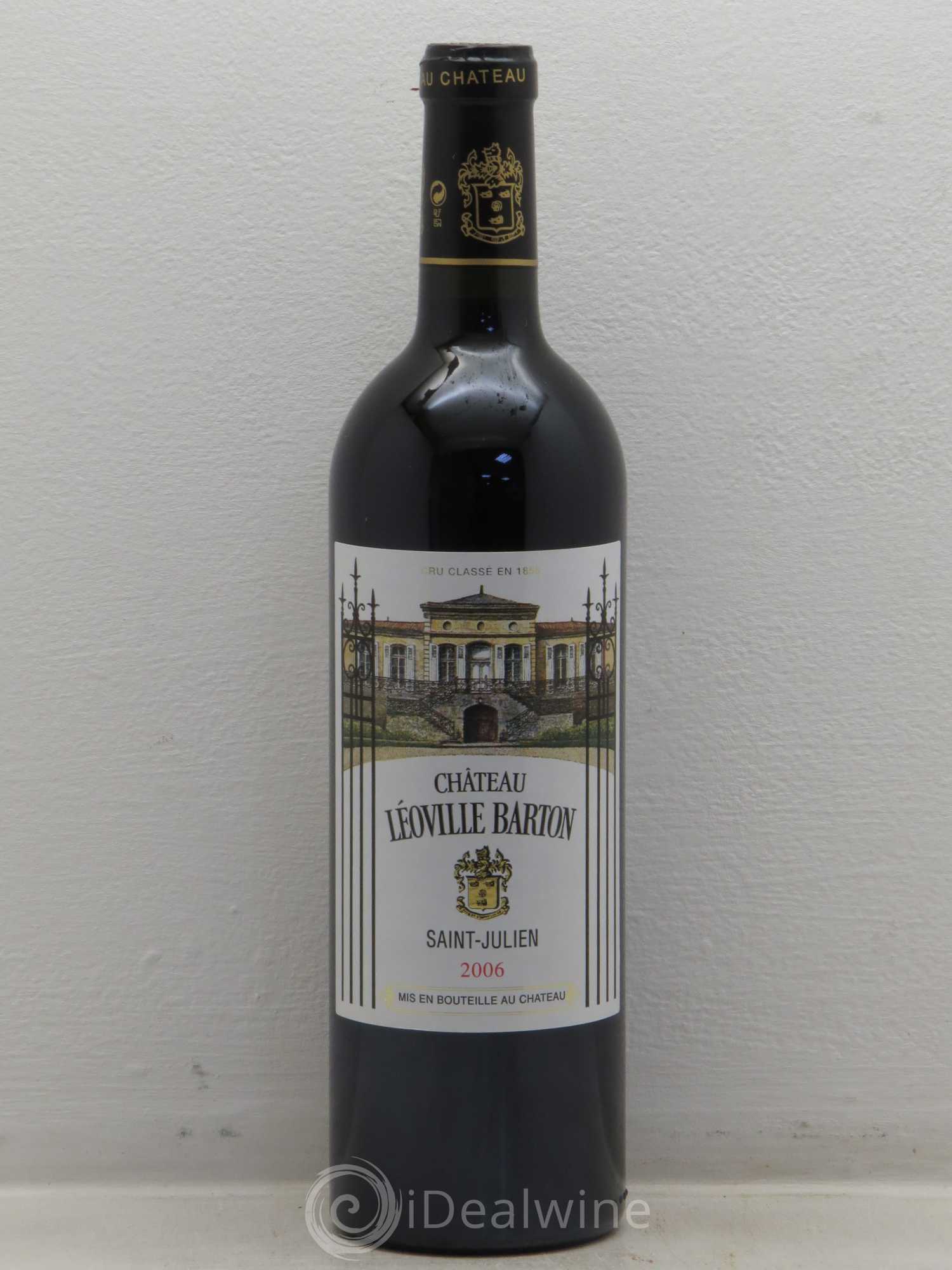 Château Léoville Barton 2ème Grand Cru Classé 2006 - Lot de 1 bouteille - 0