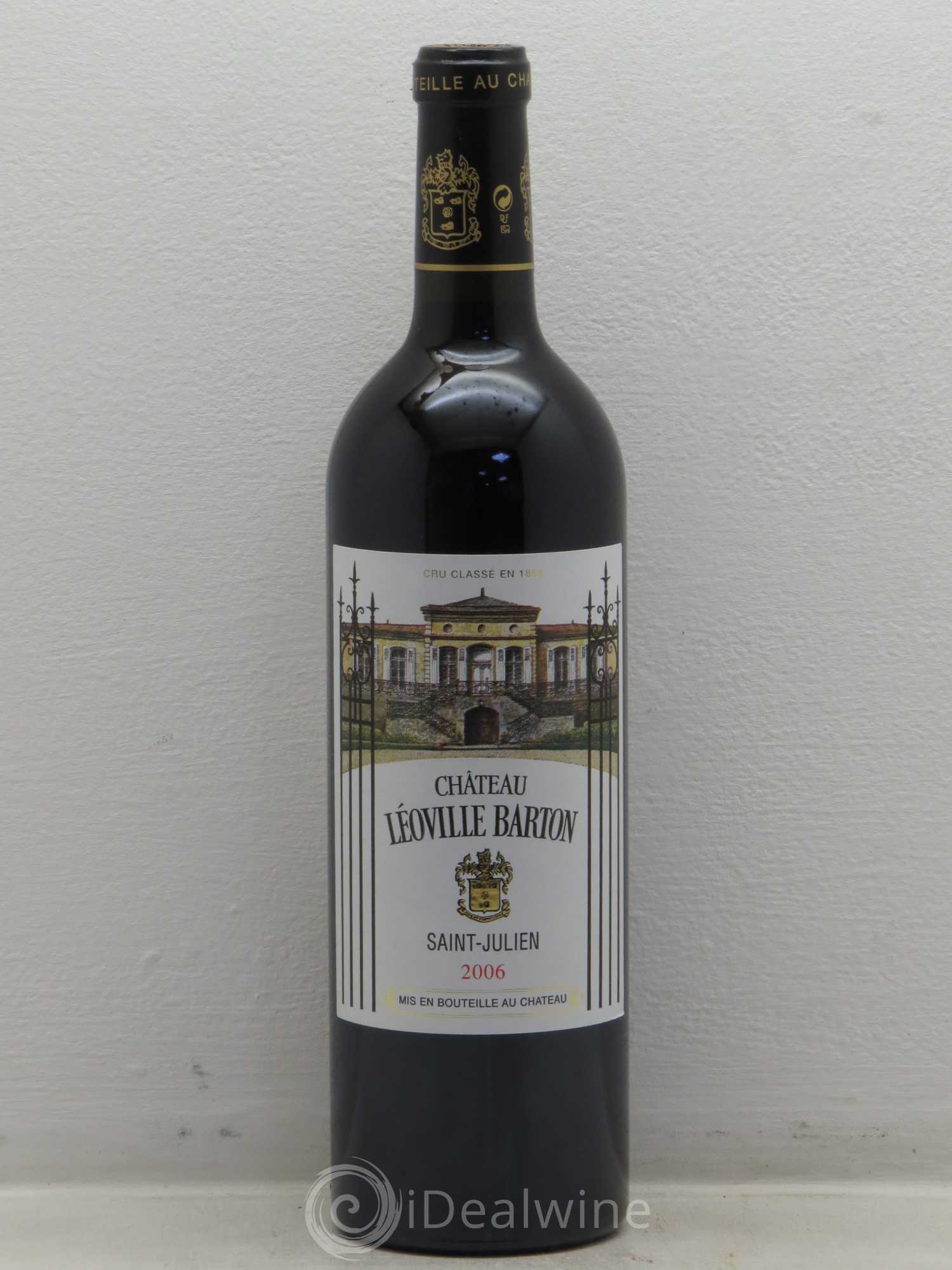 Château Léoville Barton 2ème Grand Cru Classé 2006 - Lot de 1 bouteille - 0