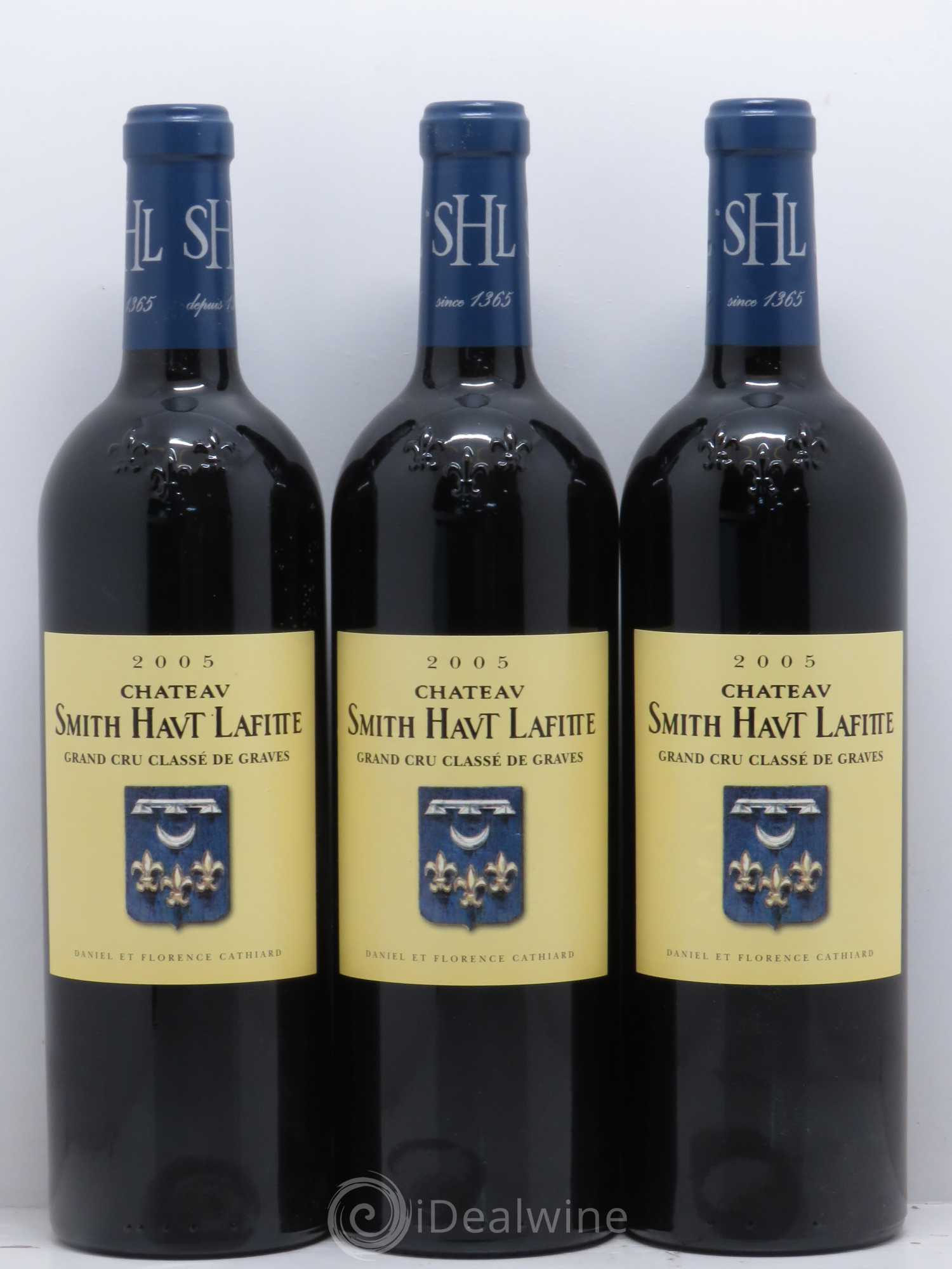 Château Smith Haut Lafitte Cru Classé de Graves 2005 - Lot de 3 bouteilles - 0
