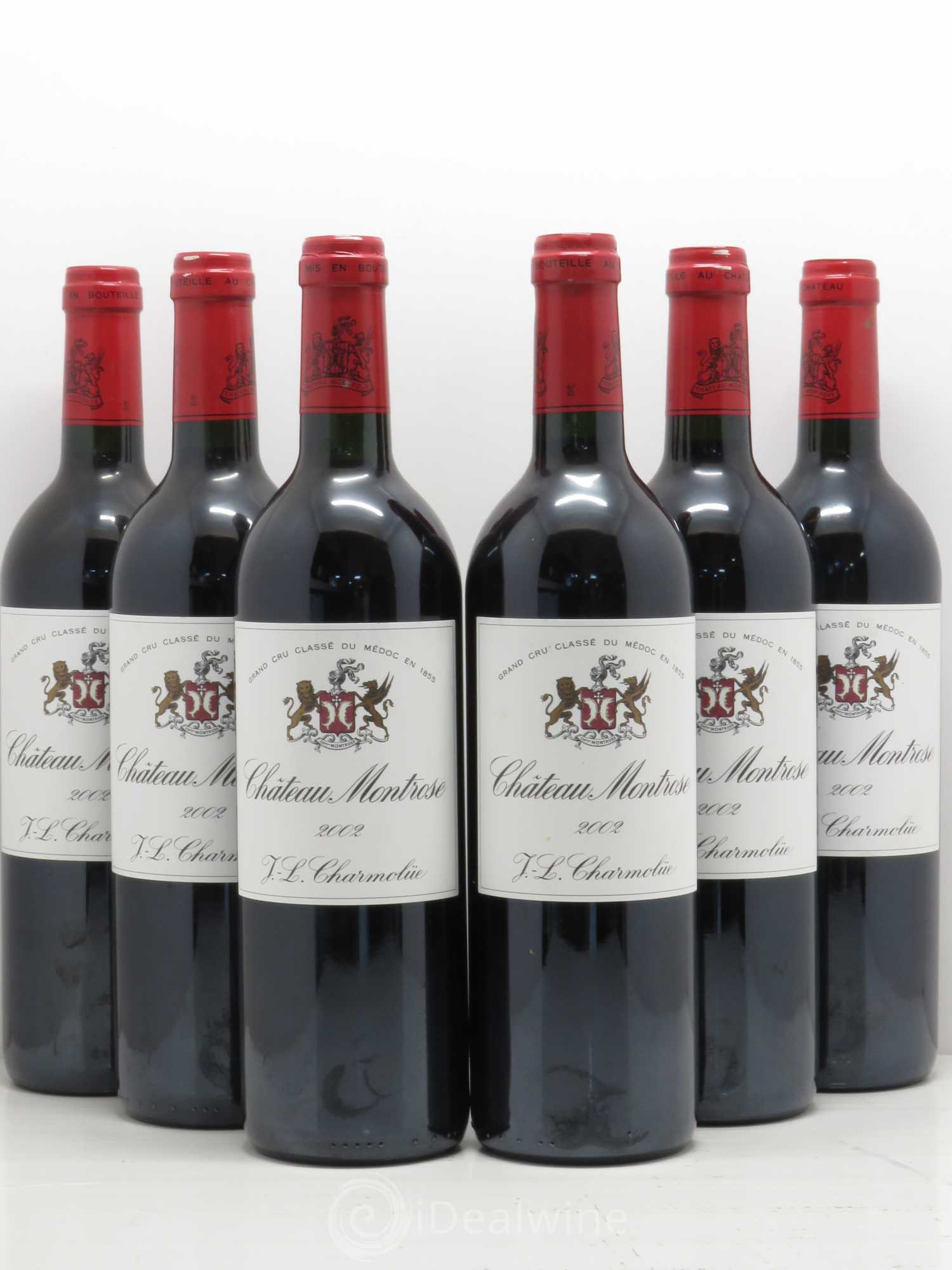 Château Montrose 2ème Grand Cru Classé 2002 - Lot de 6 bouteilles - 0