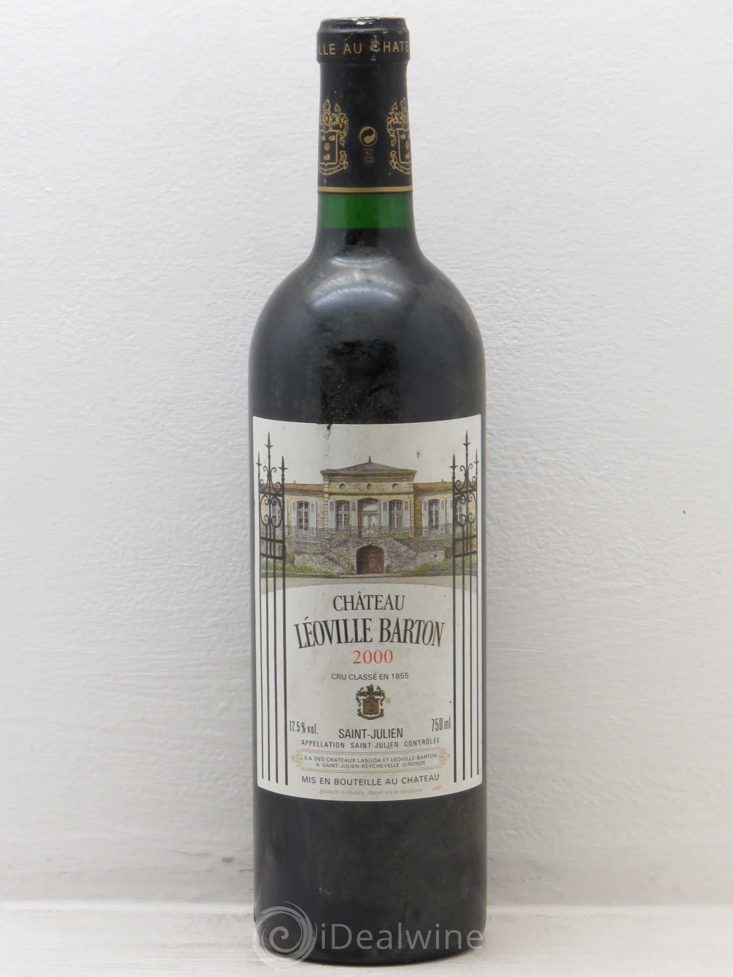 Château Léoville Barton 2ème Grand Cru Classé 2000 - Lot de 6 bouteilles - 0
