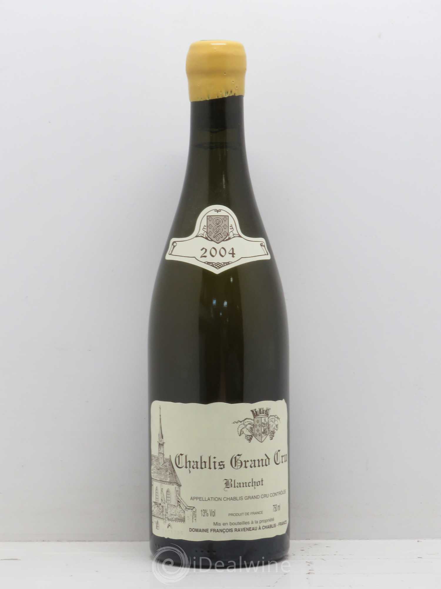 Chablis Grand Cru Blanchot Raveneau (Domaine) 2004 - Lot de 1 bouteille - 0