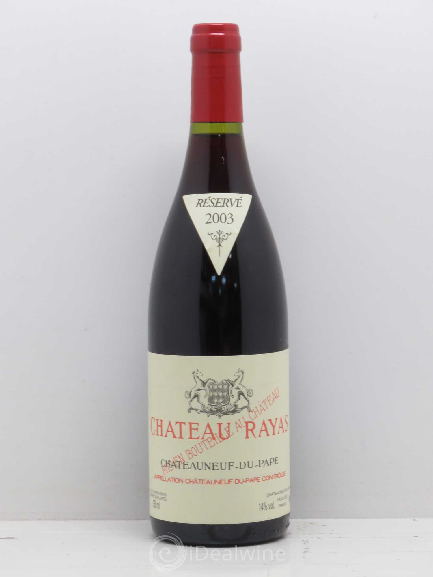 Châteauneuf-du-Pape Château Rayas Emmanuel Reynaud 2003 - Lot de 1 bouteille - 0