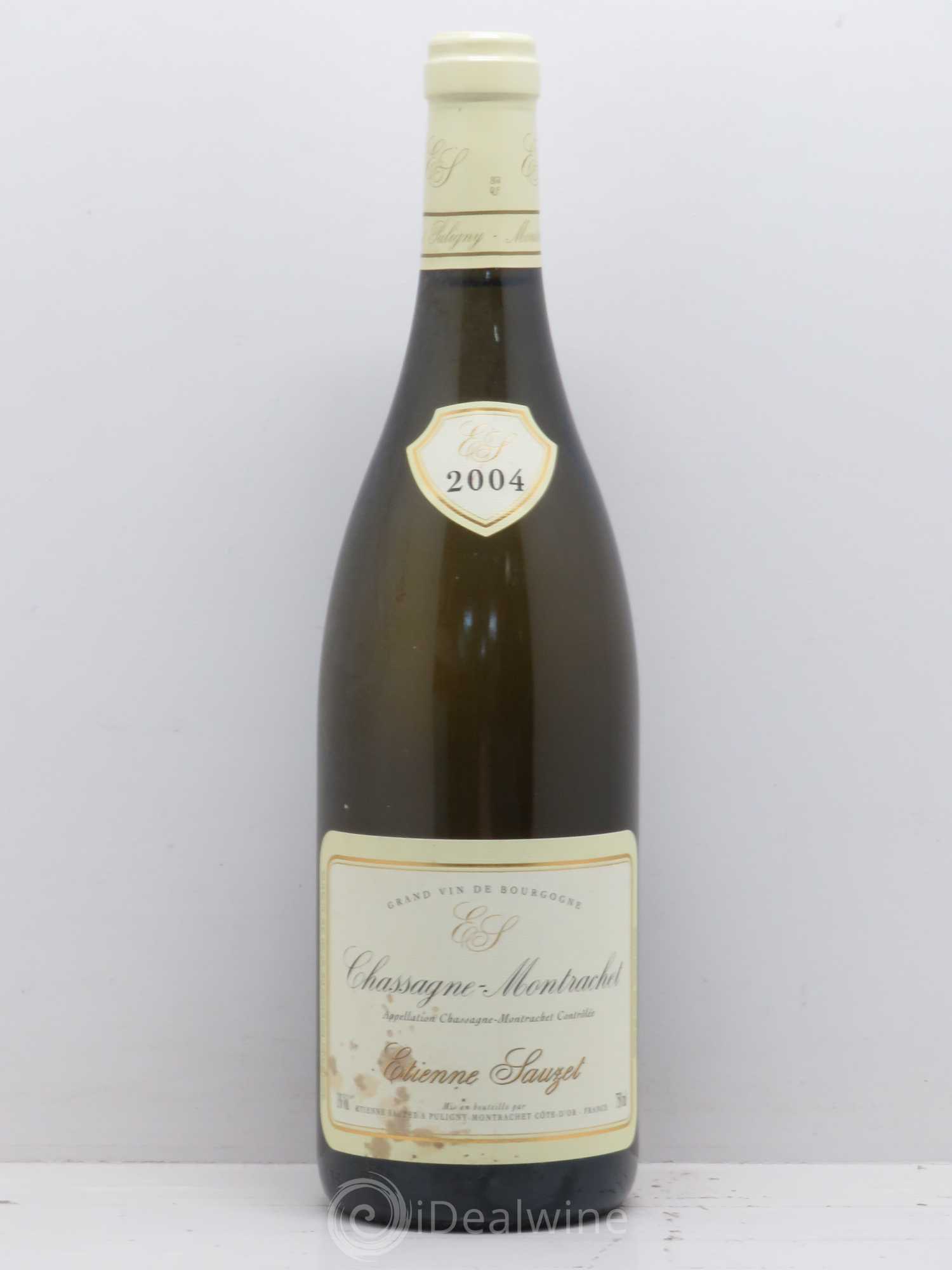 Chassagne-Montrachet Etienne Sauzet 2004 - Lot de 1 bouteille - 0