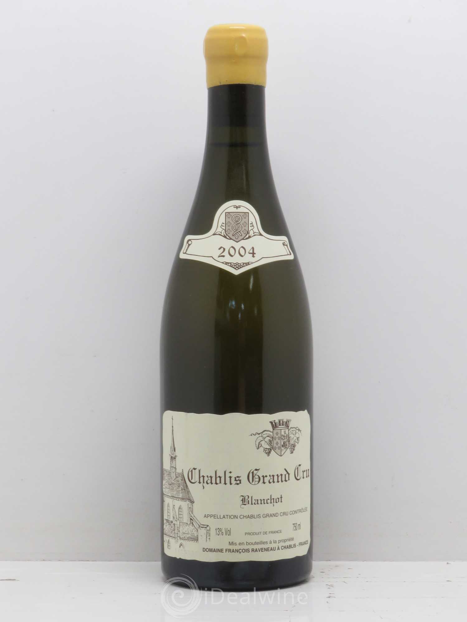 Chablis Grand Cru Blanchot Raveneau (Domaine) 2004 - Lot de 1 bouteille - 0