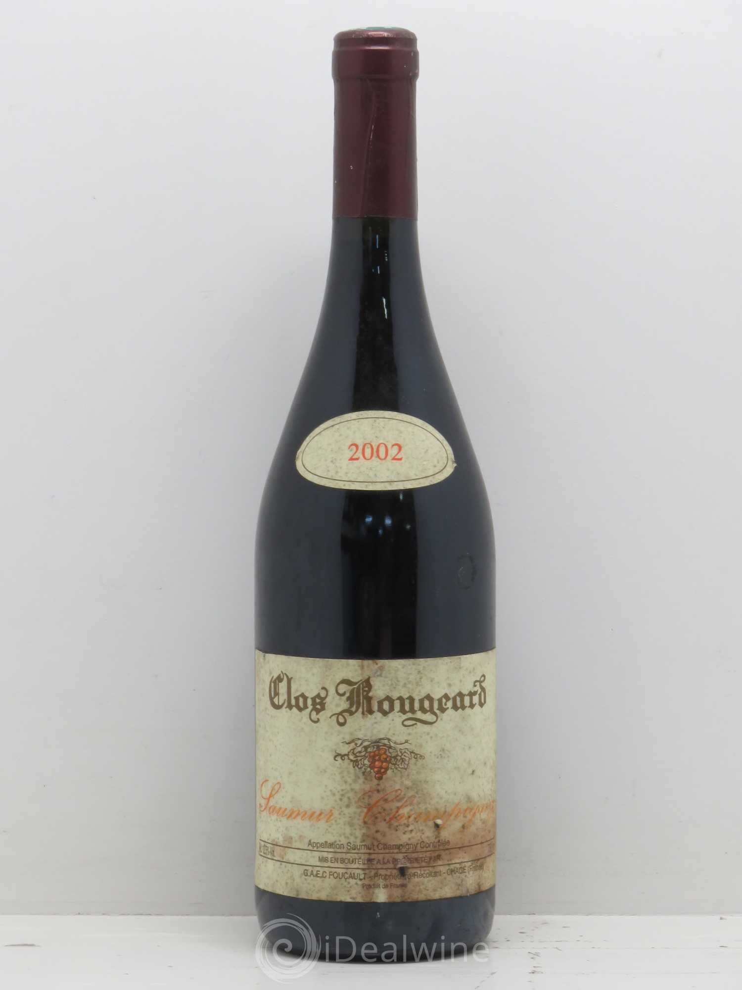 Saumur-Champigny Clos Rougeard 2002 - Lot de 1 bouteille - 0