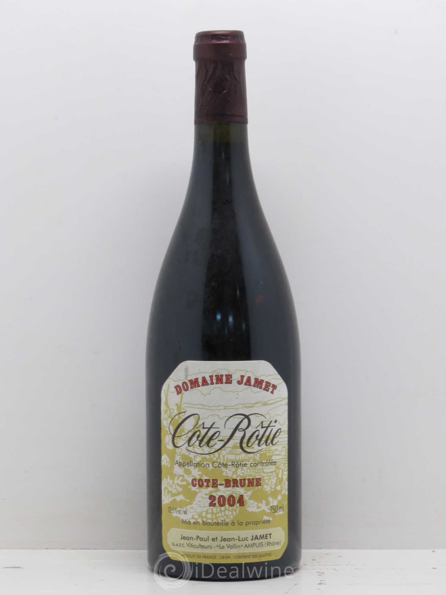Côte-Rôtie Côte Brune Jamet (Domaine) 2004 - Lot de 1 bouteille - 0