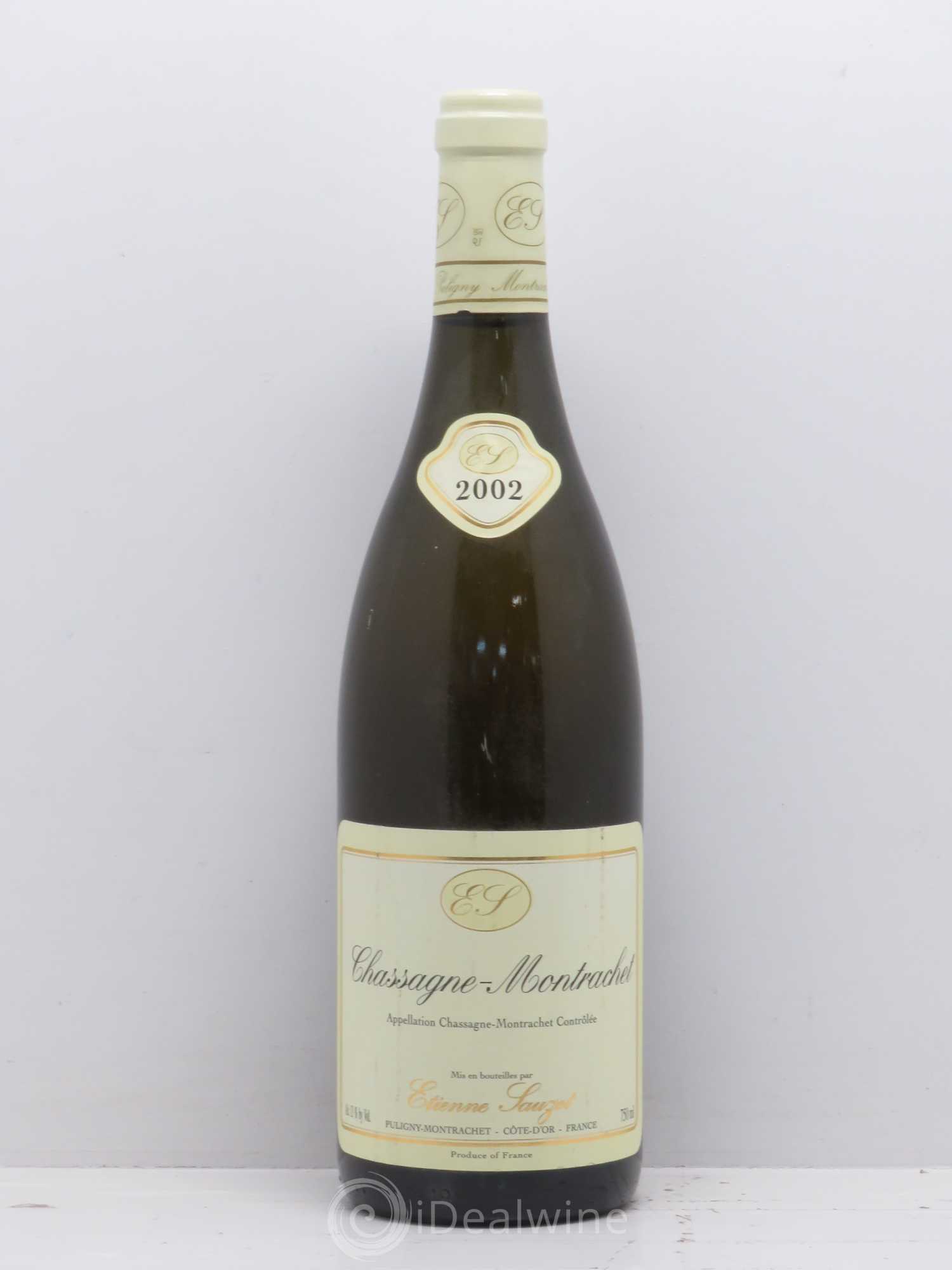 Chassagne-Montrachet Etienne Sauzet 2002 - Lot de 1 bouteille - 0