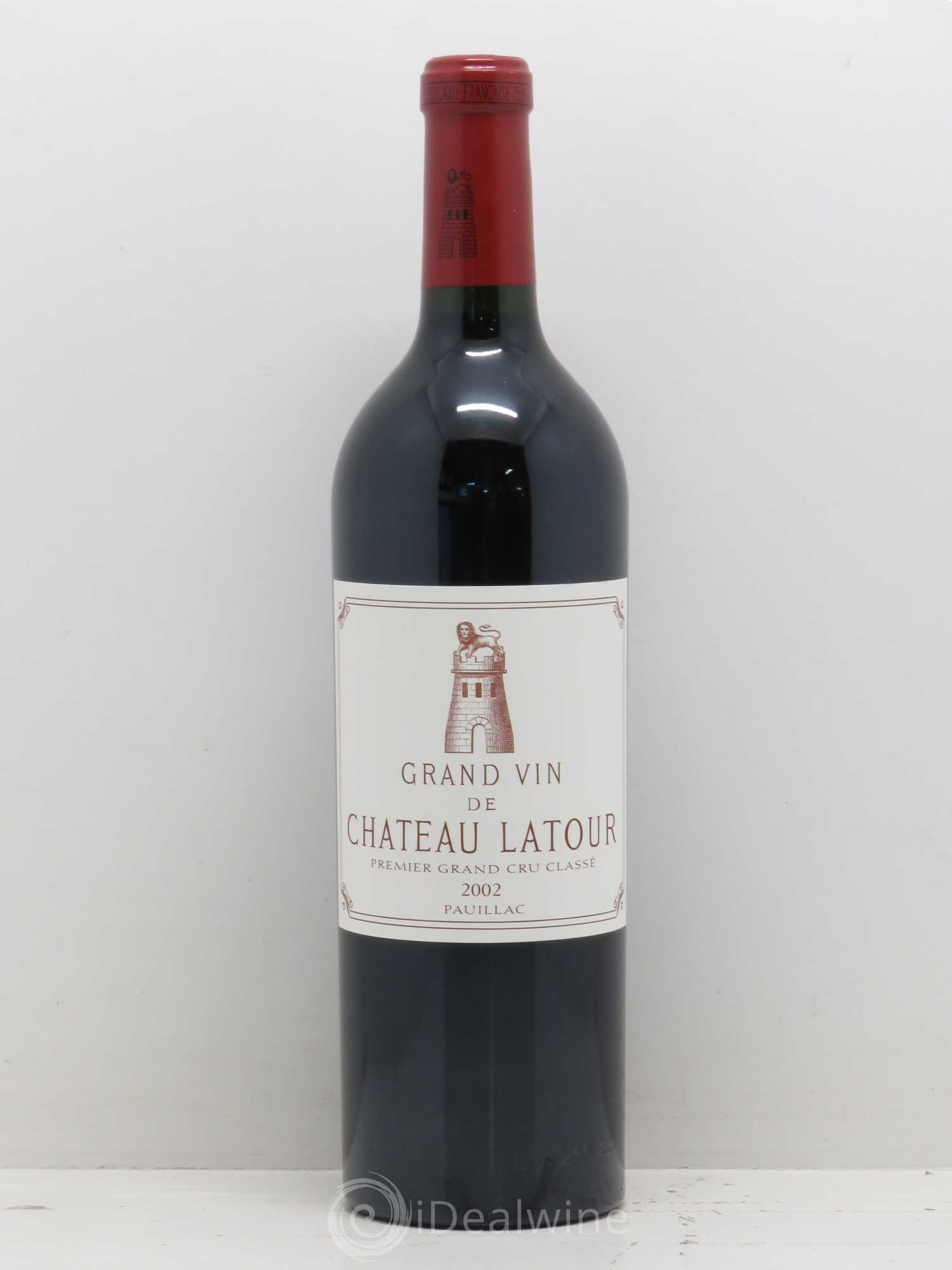 Château Latour 1er Grand Cru Classé 2002 - Lot de 1 bouteille - 0
