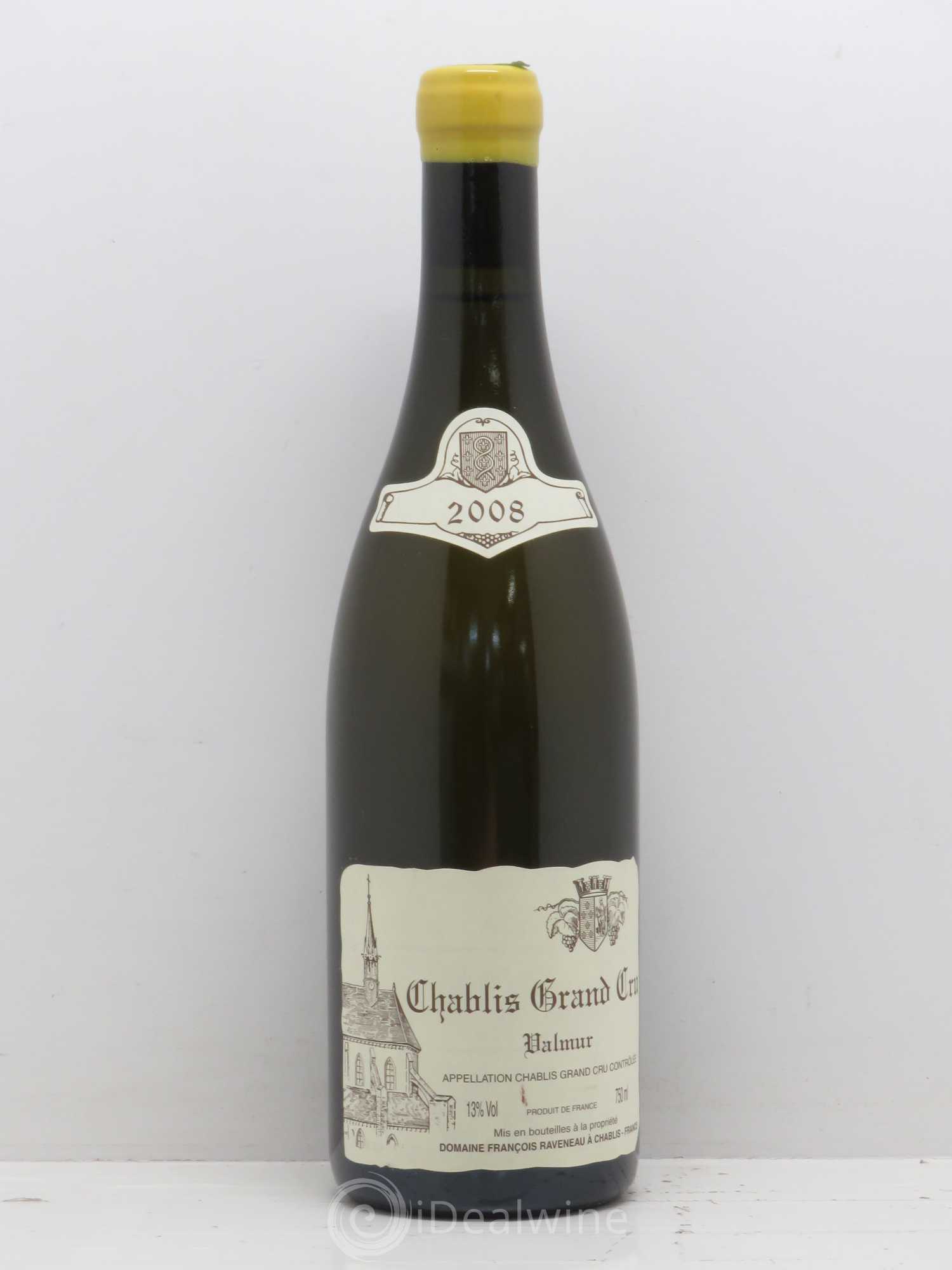 Chablis Grand Cru Valmur Raveneau (Domaine) 2008 - Lot de 1 bouteille - 0