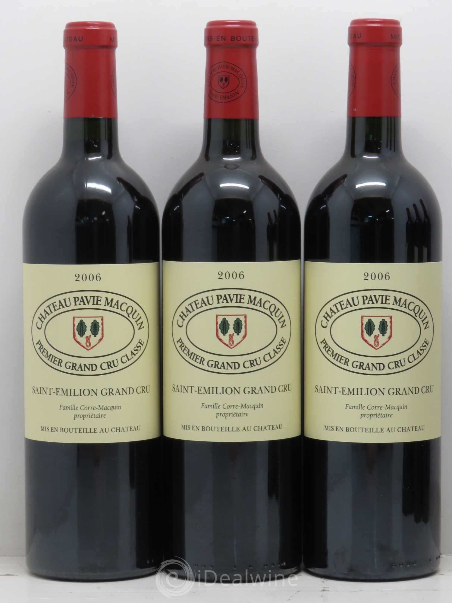 Château Pavie Macquin 1er Grand Cru Classé B 2006 - Lot de 6 bouteilles - 1