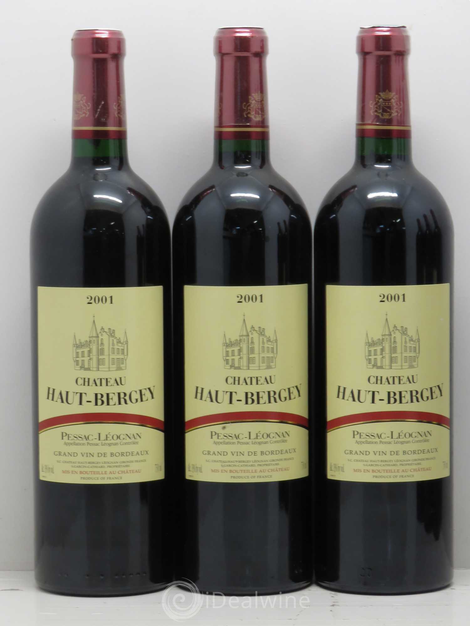 Château Haut-Bergey 2001 - Lot de 6 bouteilles - 1