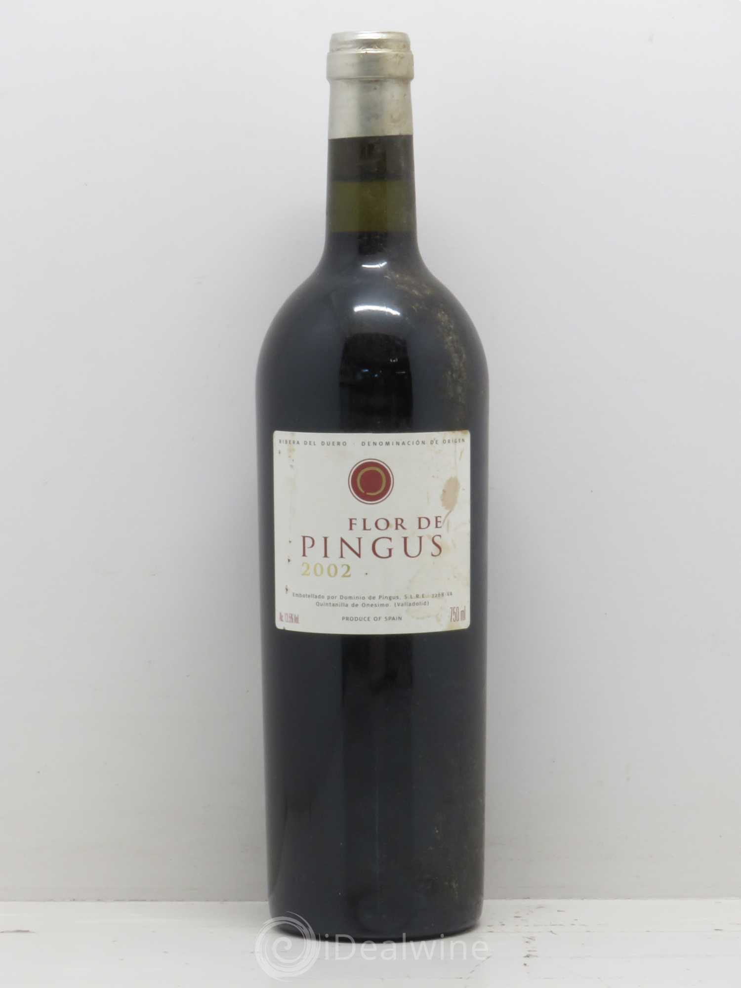 Ribera Del Duero Flor de Pingus Dominio de Pingus - Peter Sisseck 2002 - Lot de 1 bouteille - 0