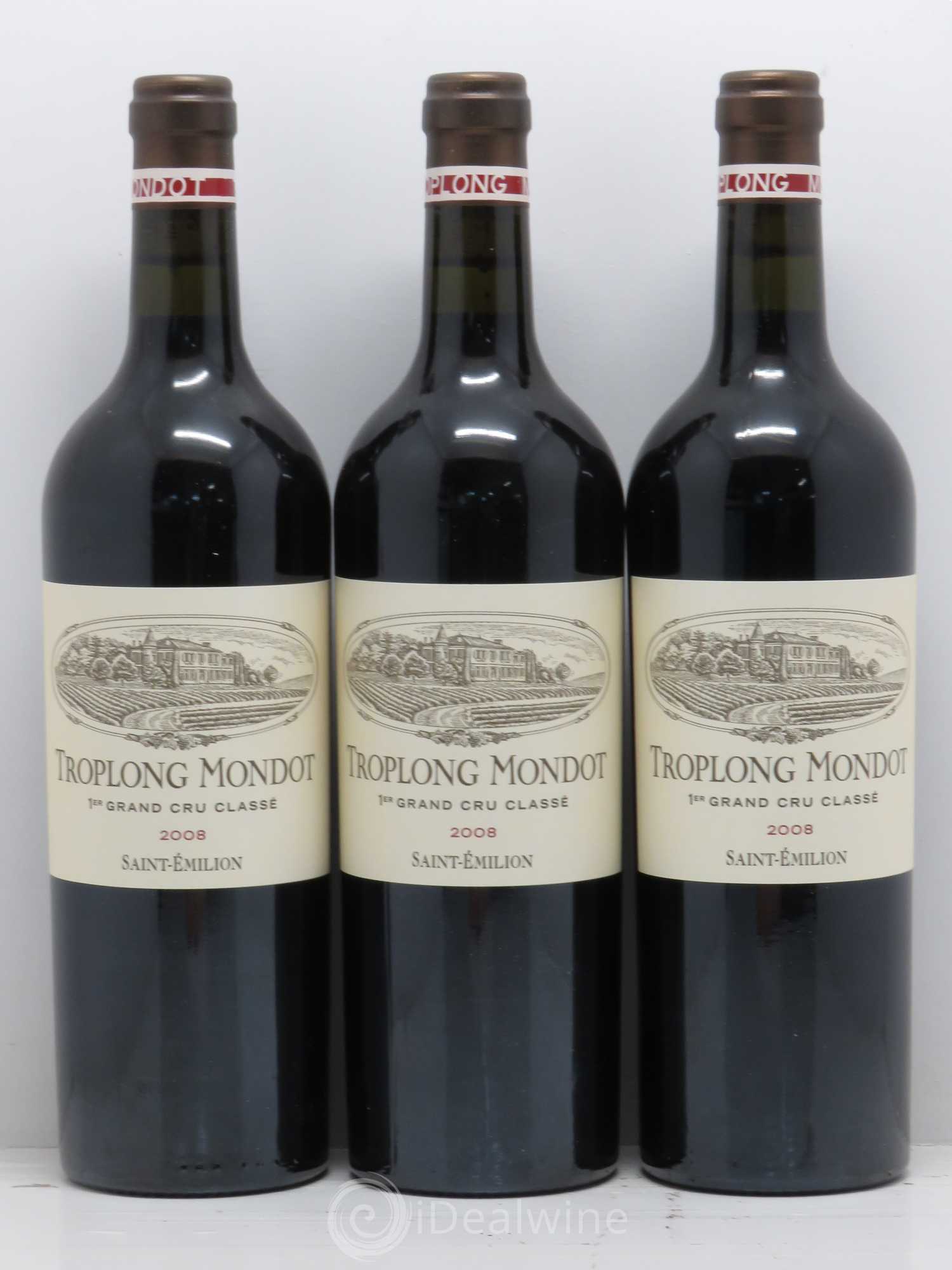 Château Troplong Mondot 1er Grand Cru Classé B 2008 - Lot de 6 bouteilles - 2