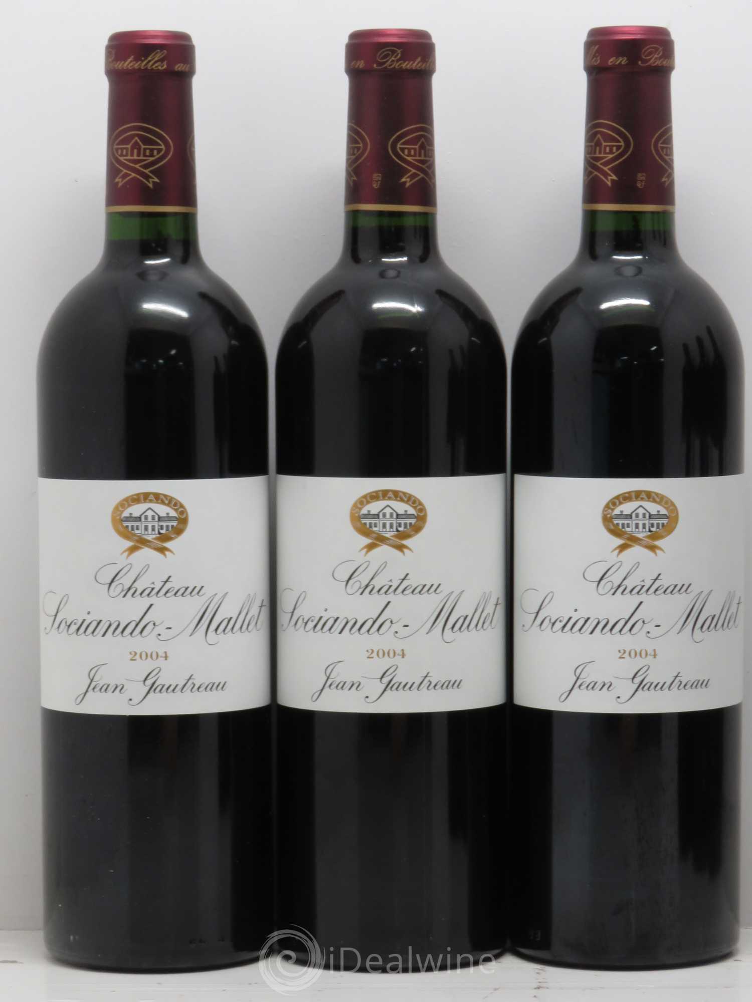 Château Sociando Mallet 2004 - Lot de 6 bouteilles - 1