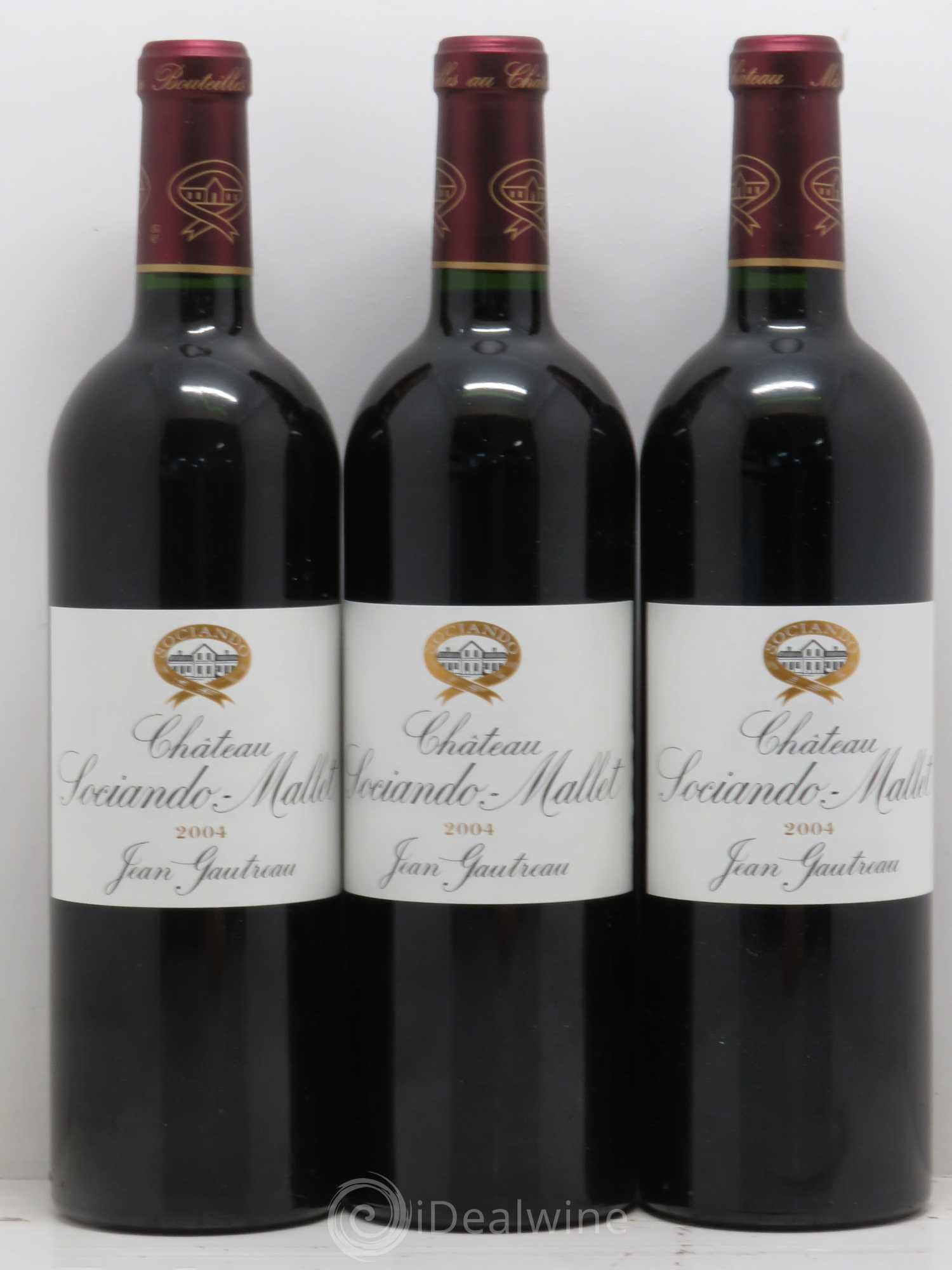 Château Sociando Mallet 2004 - Lot de 6 bouteilles - 2
