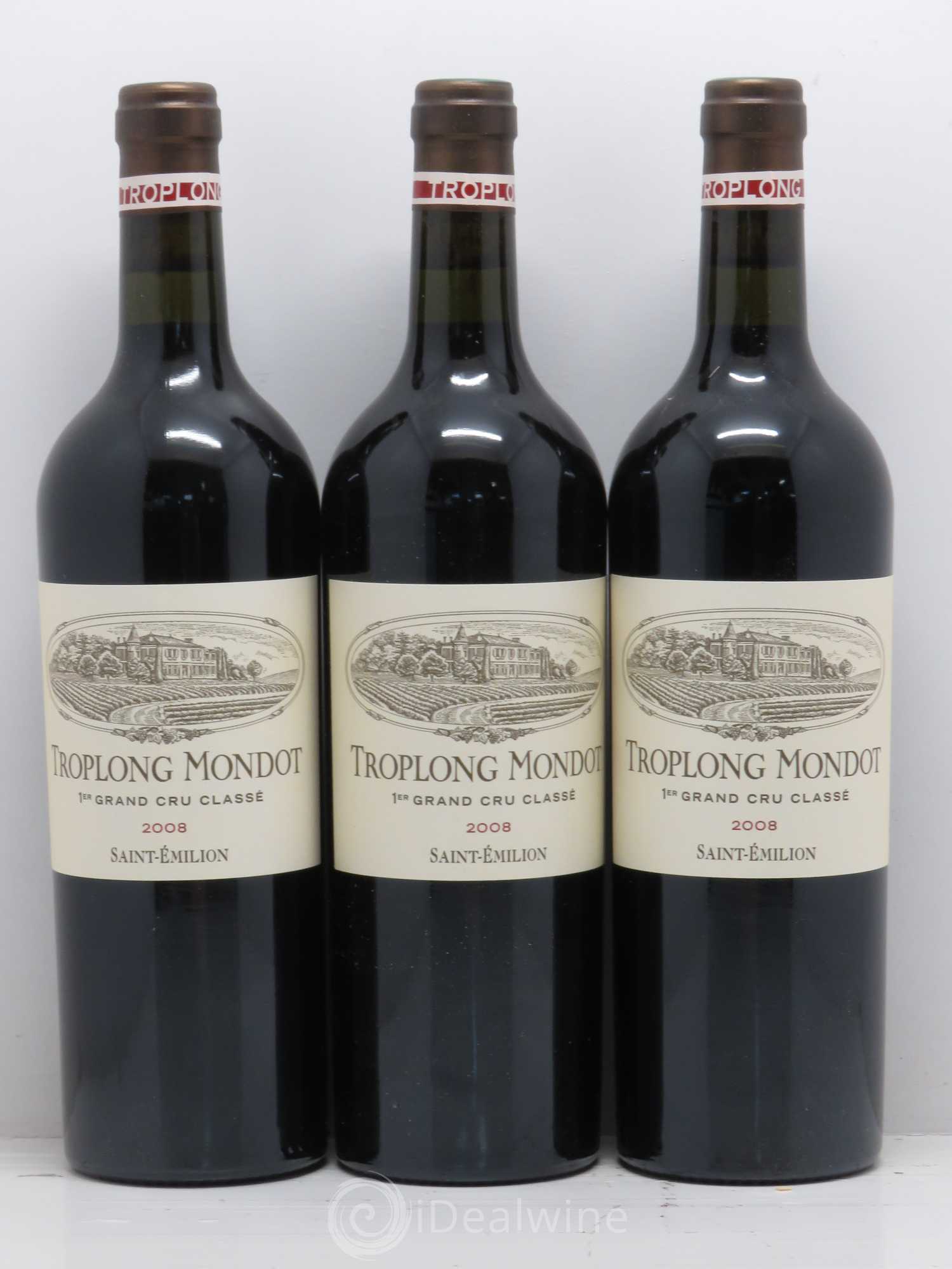 Château Troplong Mondot 1er Grand Cru Classé B 2008 - Lot de 6 bouteilles - 2