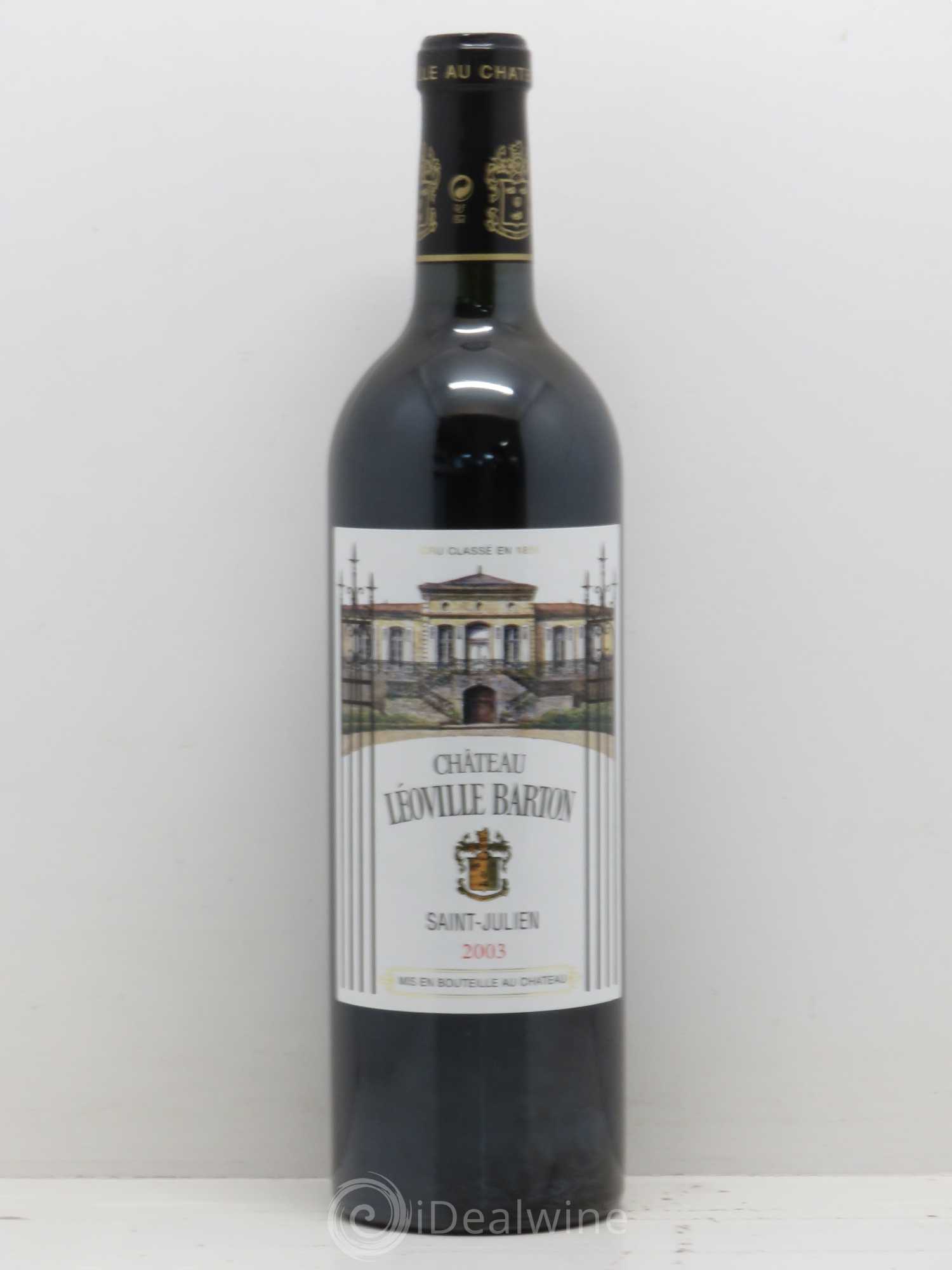 Château Léoville Barton 2ème Grand Cru Classé 2003 - Lot de 1 bouteille - 0