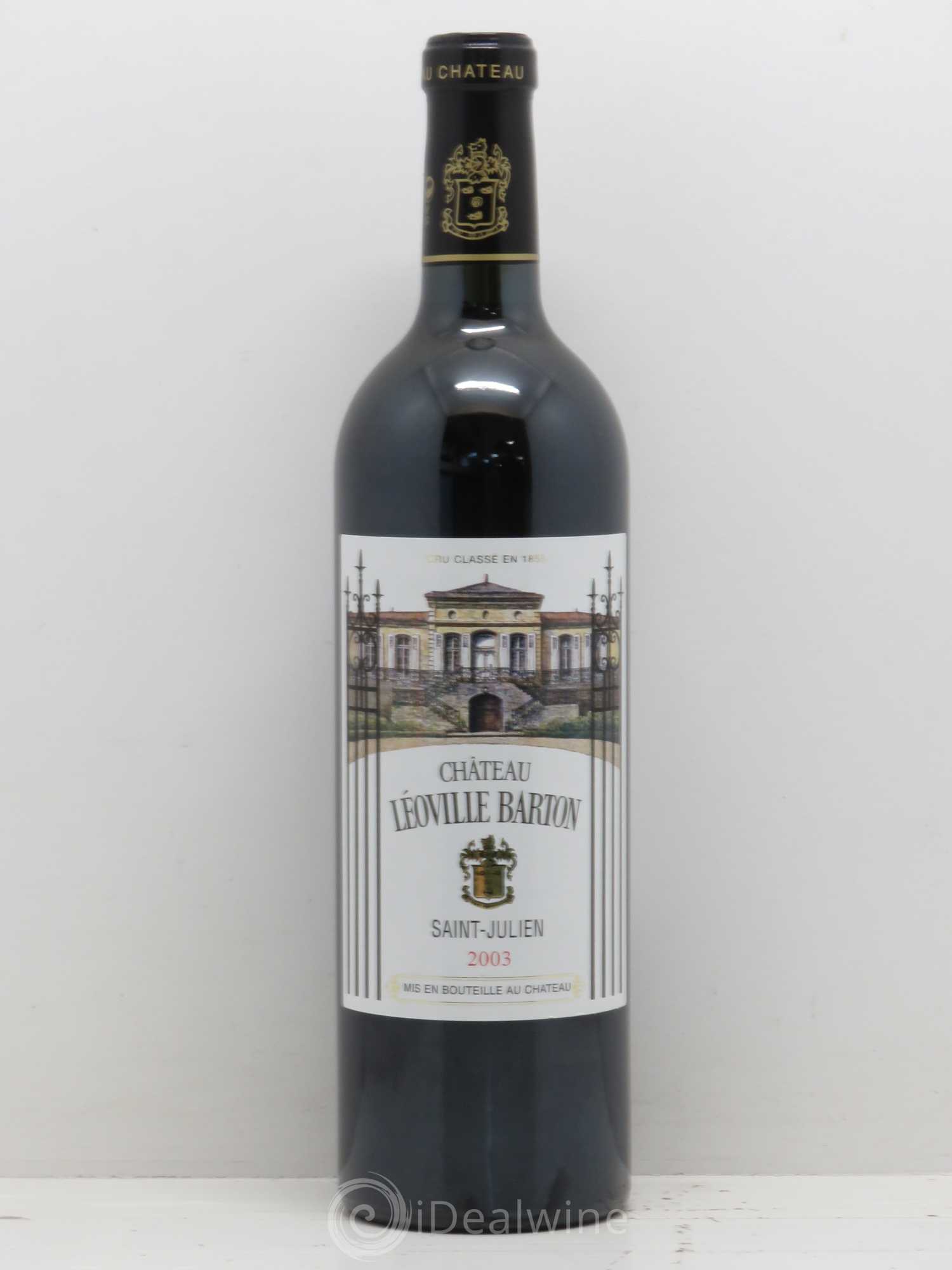 Château Léoville Barton 2ème Grand Cru Classé 2003 - Lot de 1 bouteille - 0
