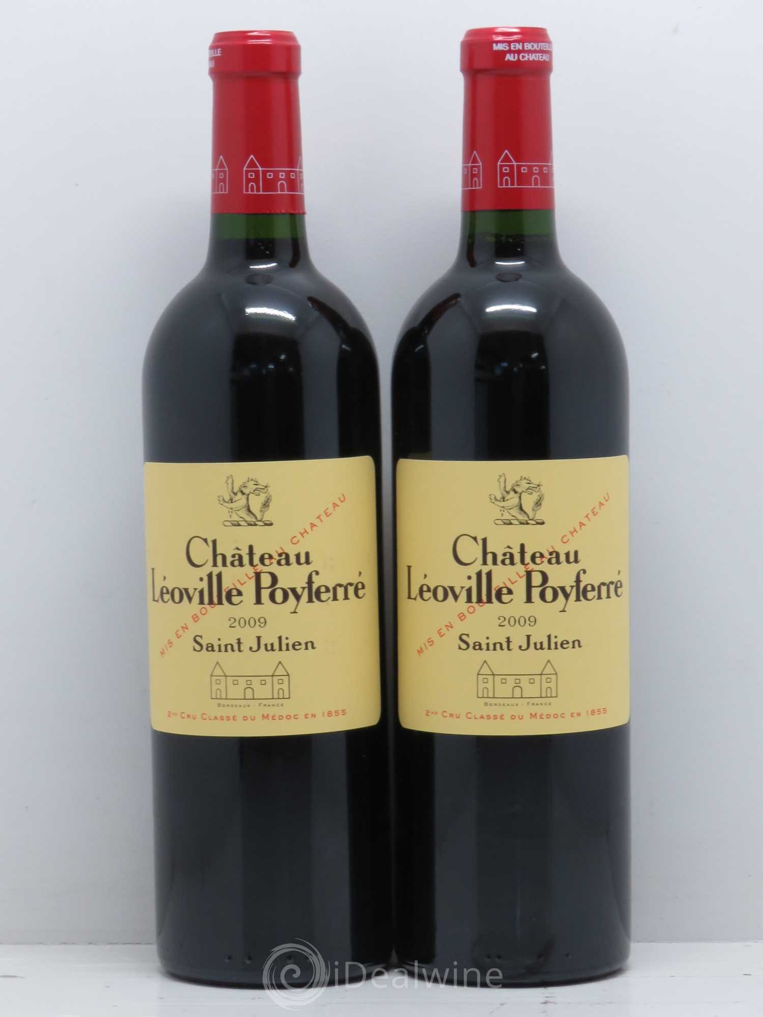Château Léoville Poyferré 2ème Grand Cru Classé 2009 - Lot de 2 bouteilles - 0