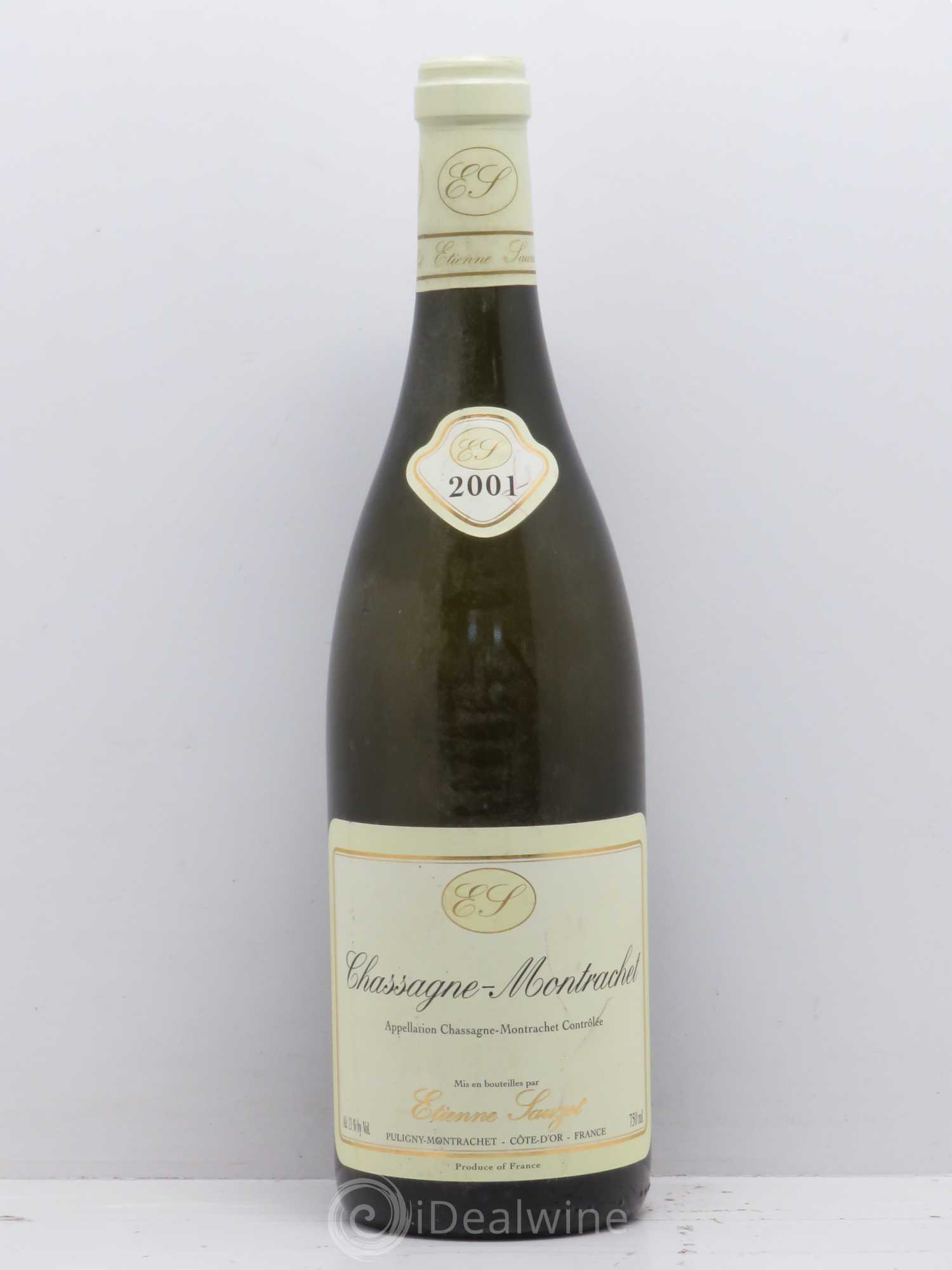Chassagne-Montrachet Etienne Sauzet 2001 - Lot de 1 bouteille - 0