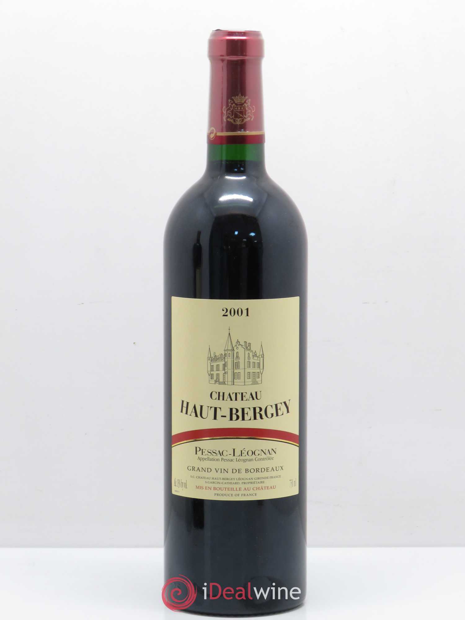 Château Haut-Bergey 2001 - Lot de 1 bouteille - 0