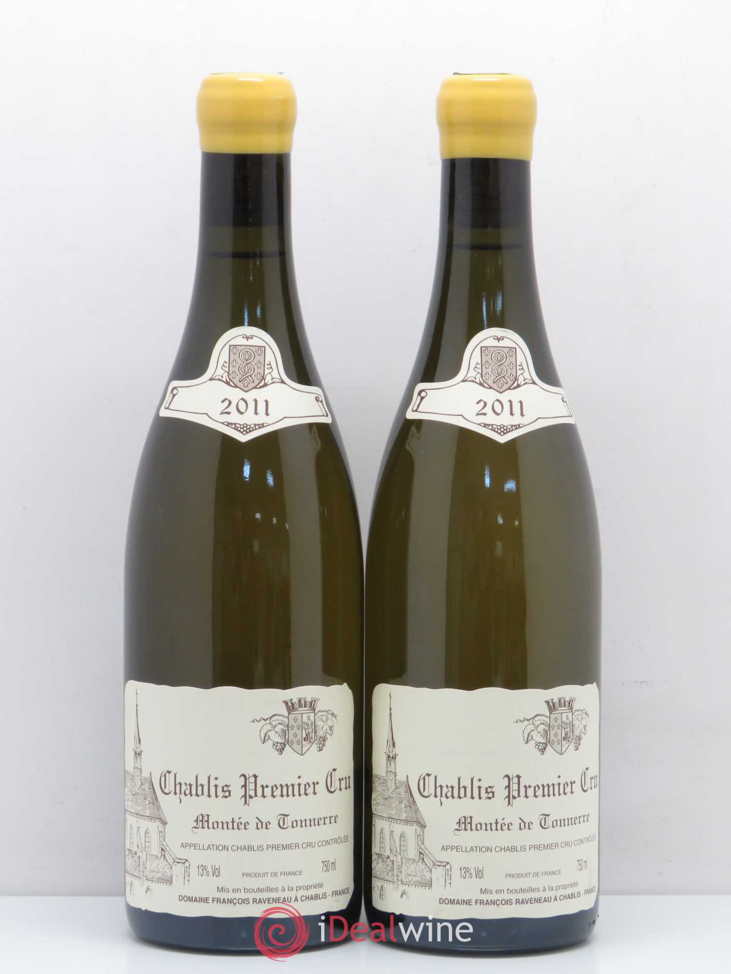 Chablis 1er Cru Montée de Tonnerre Raveneau (Domaine) 2011 - Lot de 2 bouteilles - 0