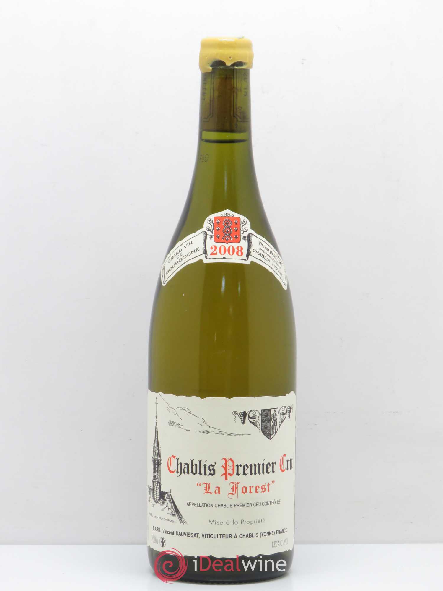 Chablis 1er Cru La Forest Vincent Dauvissat (Domaine) 2008 - Lot de 1 bouteille - 0