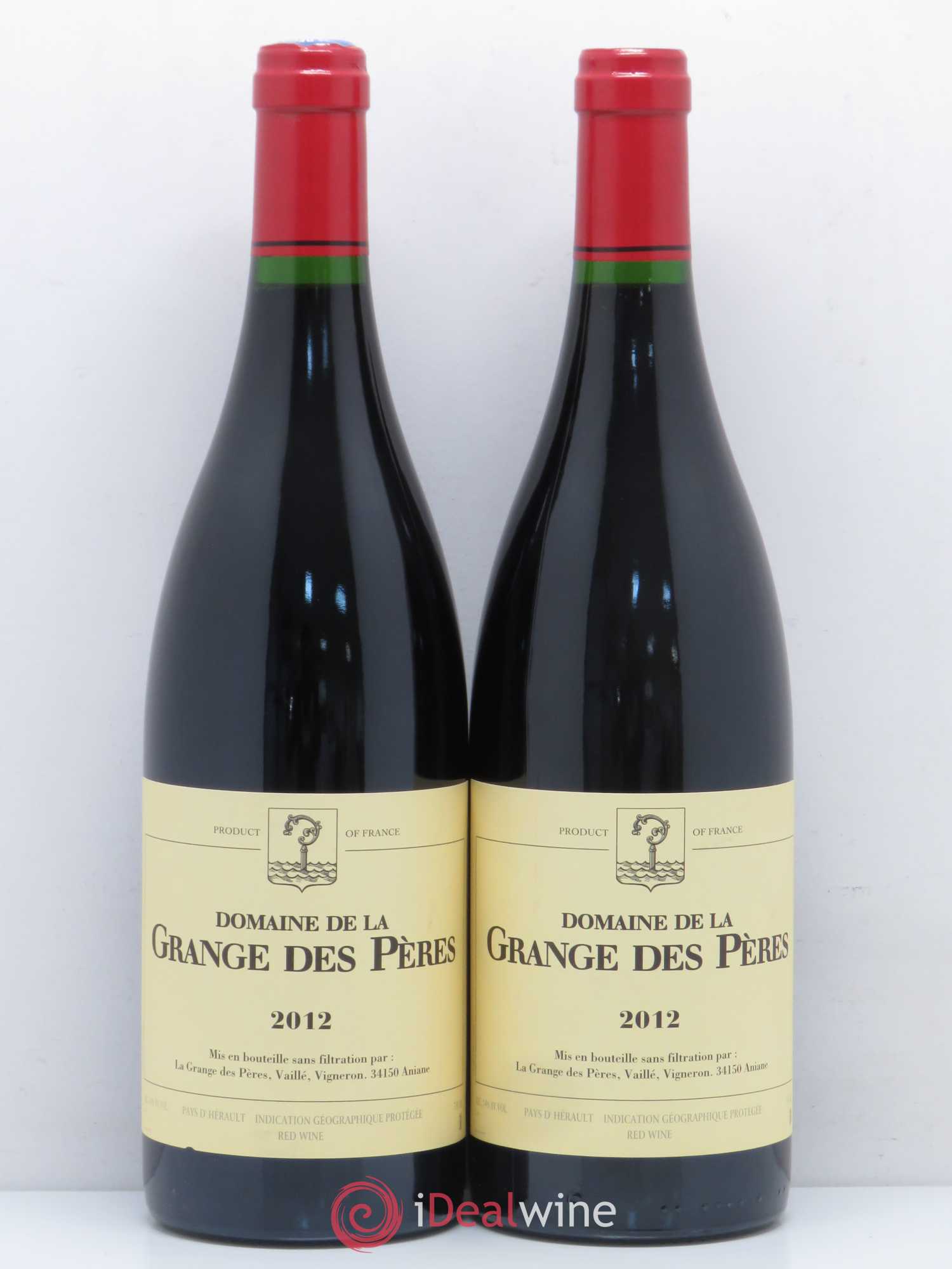 Pays d'Hérault Grange des Pères Laurent Vaillé 2012 - Lot de 2 bouteilles - 0