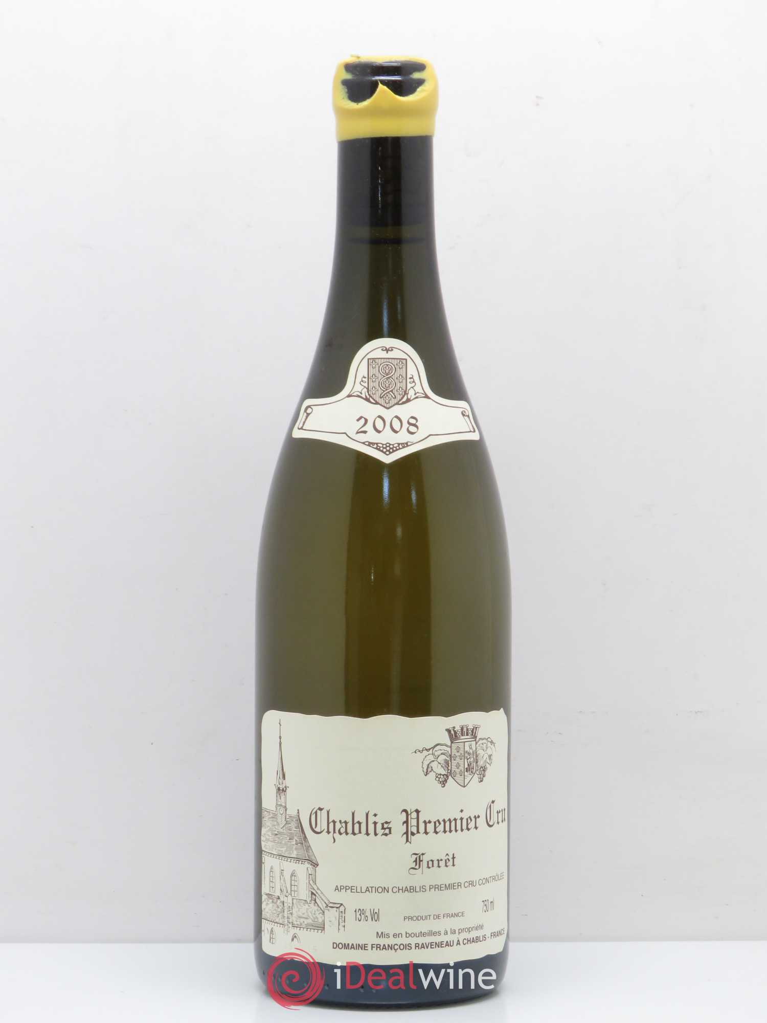 Chablis 1er Cru Forêt Raveneau (Domaine) 2008 - Lot de 1 bouteille - 0