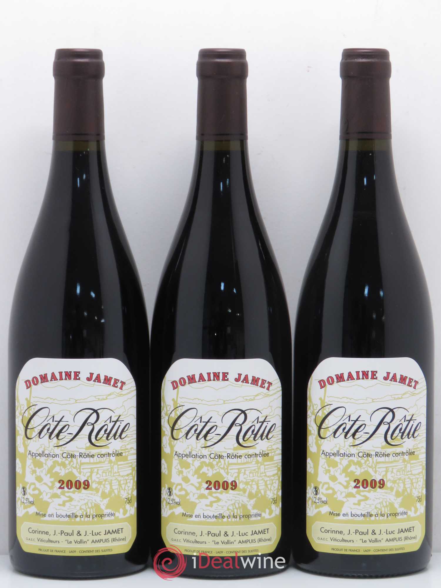 Côte-Rôtie Jamet (Domaine) 2009 - Lot de 3 bouteilles - 0