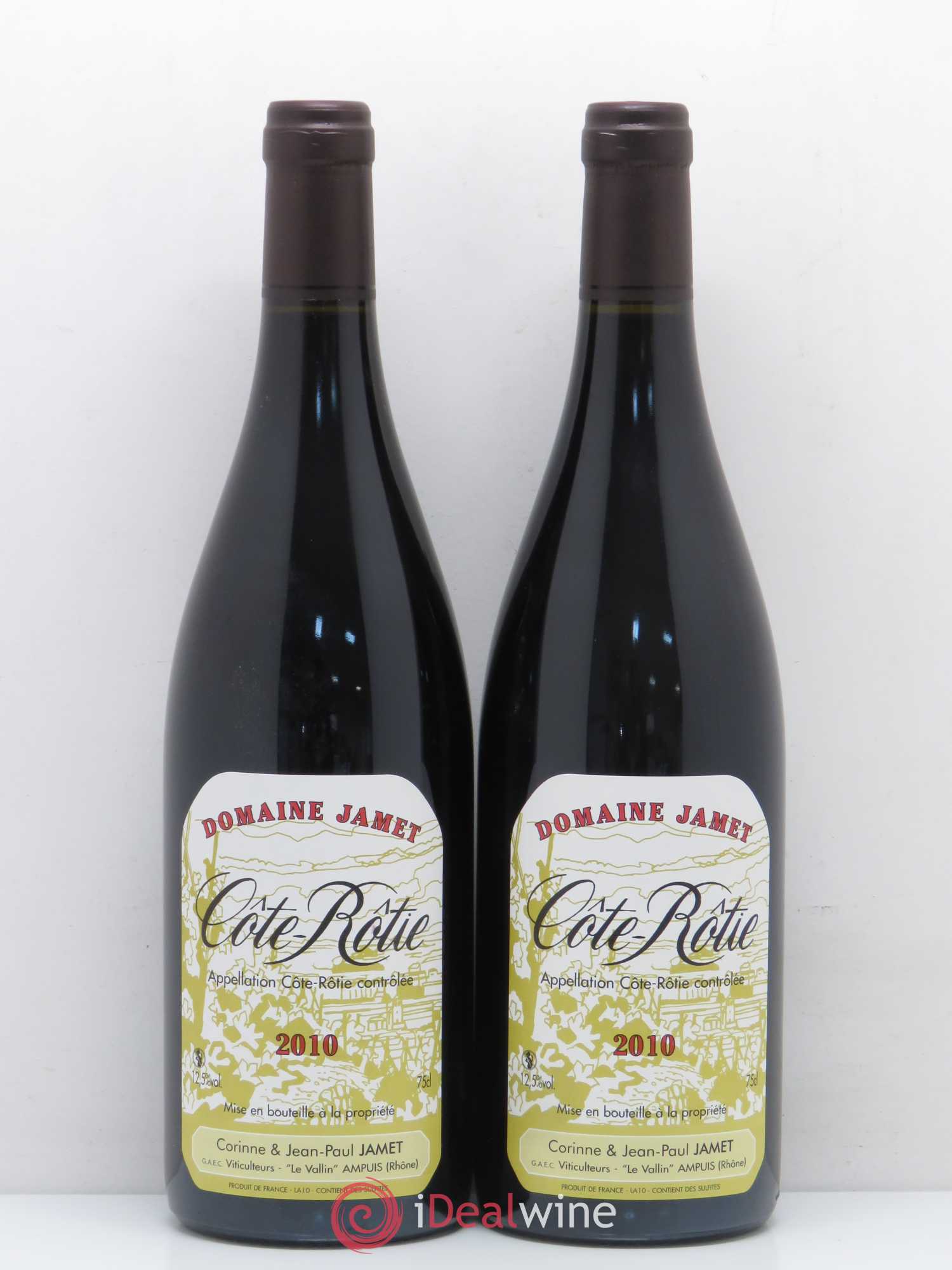Côte-Rôtie Jamet (Domaine) 2010 - Lot de 2 bouteilles - 0