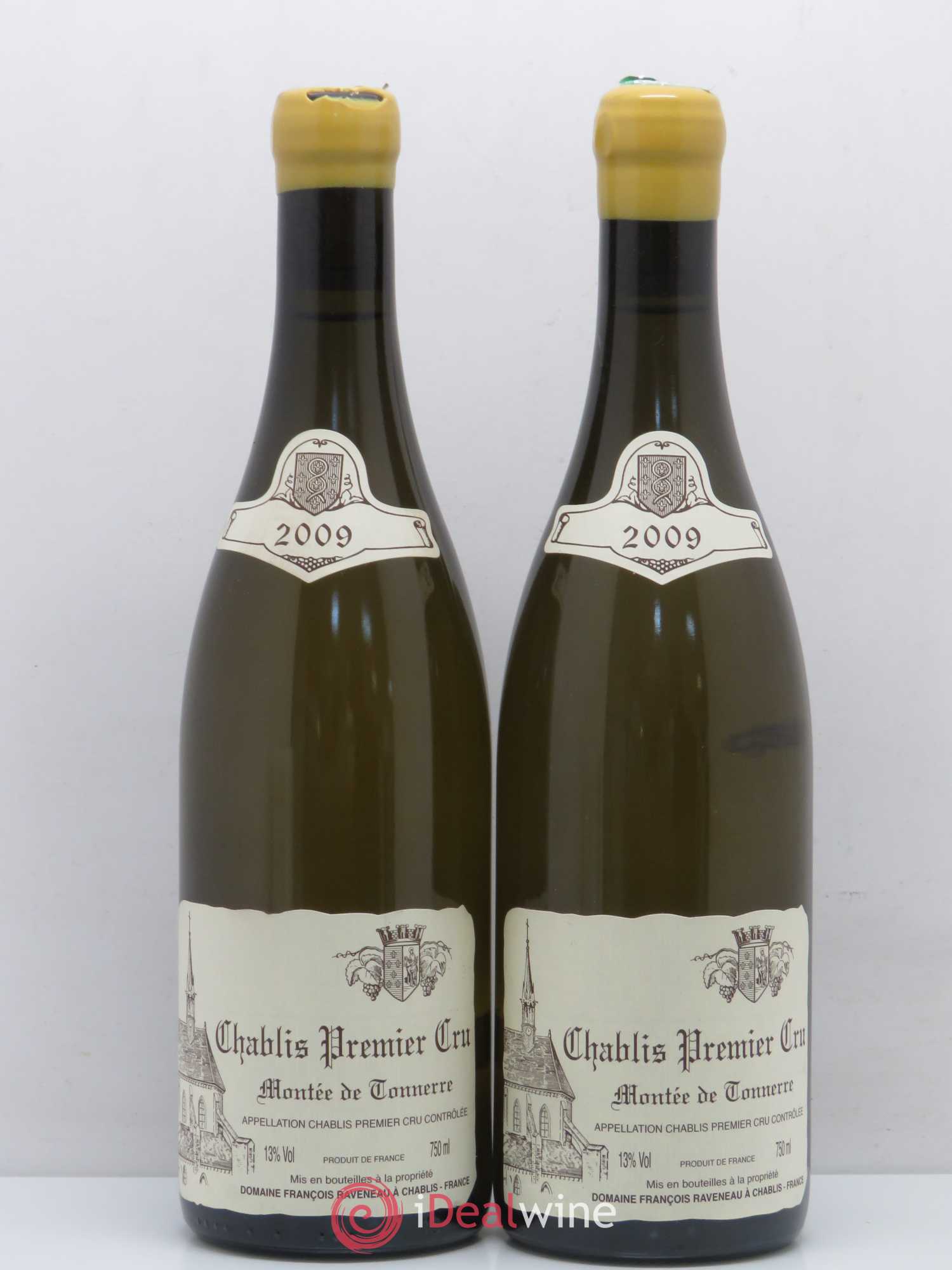 Chablis 1er Cru Montée de Tonnerre Raveneau (Domaine) 2009 - Posten von 2 Flaschen - 0