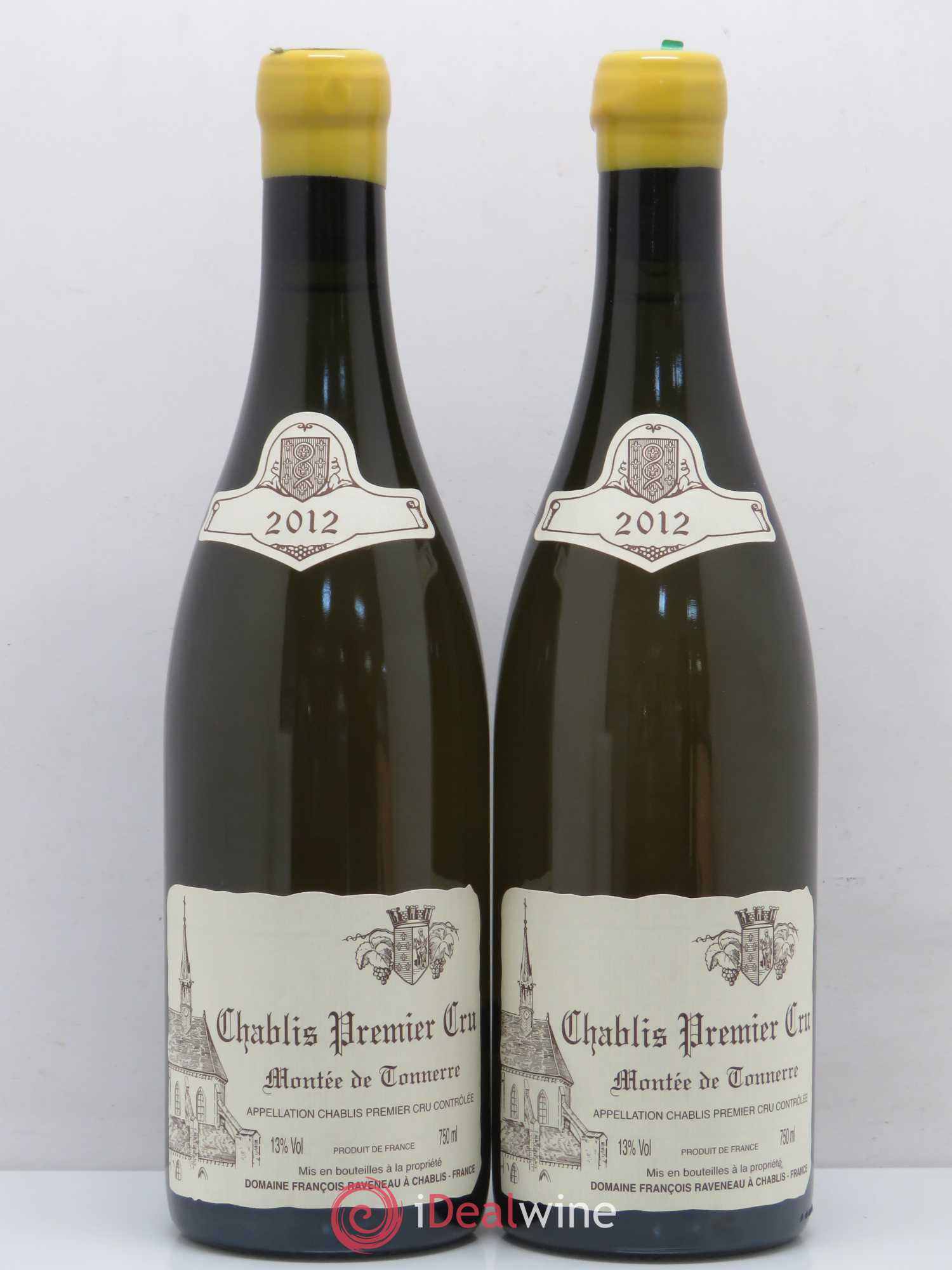 Chablis 1er Cru Montée de Tonnerre Raveneau (Domaine) 2012 - Lot de 2 bouteilles - 0