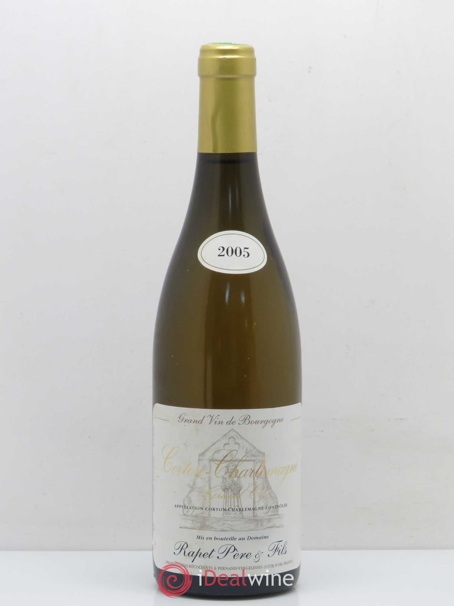 Corton-Charlemagne Grand Cru Rapet Père & Fils 2005 - Lot de 1 bouteille - 0