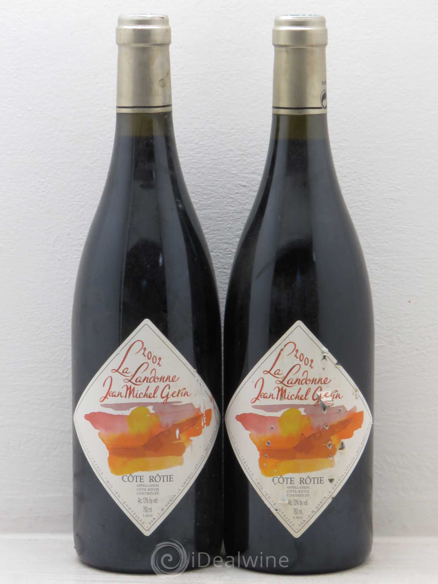 Côte-Rôtie La Landonne Jean-Michel Gerin 2002 - Lot de 2 bouteilles - 0