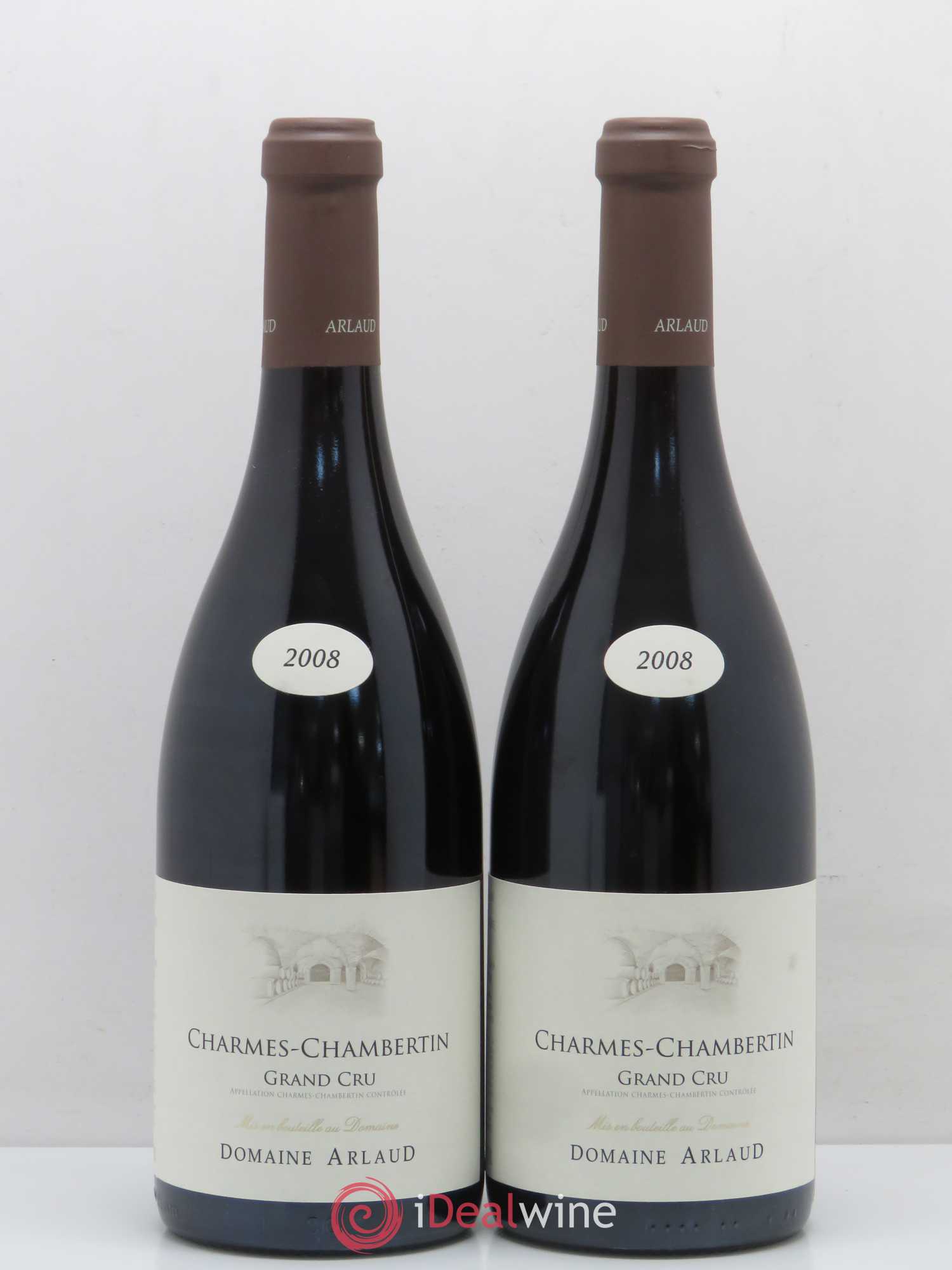 Charmes-Chambertin Grand Cru Arlaud 2008 - Lot de 2 bouteilles - 0