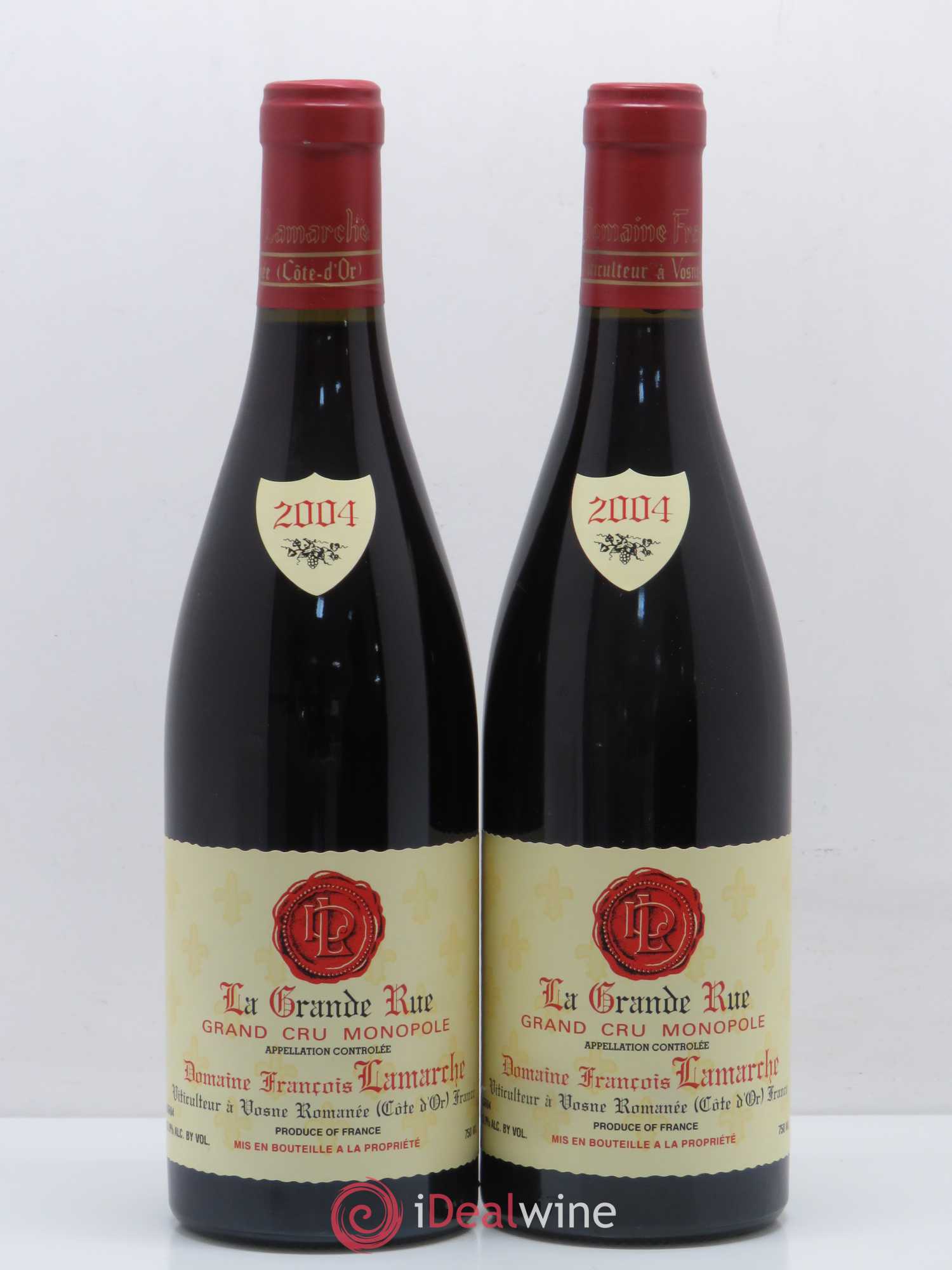 La Grande Rue Grand Cru Lamarche (Domaine) 2004 - Lot de 2 bouteilles - 0
