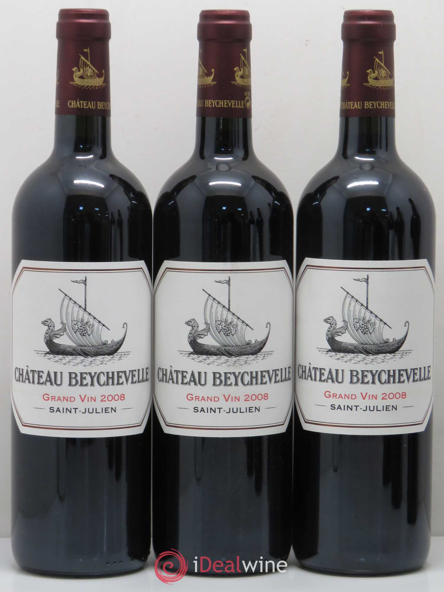 Château Beychevelle 4ème Grand Cru Classé 2008 - Lot de 6 bouteilles - 1