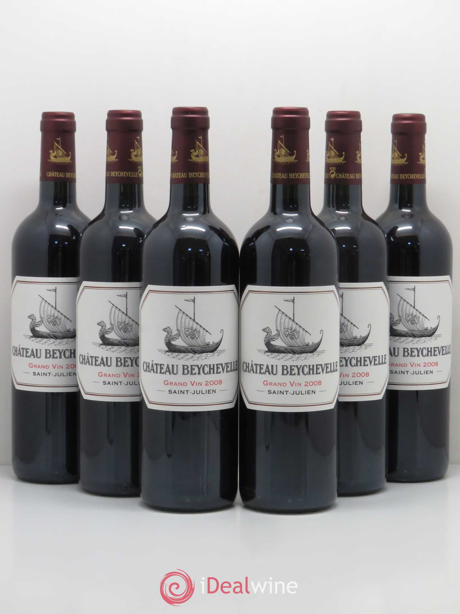 Château Beychevelle 4ème Grand Cru Classé 2008 - Lot de 6 bouteilles - 0