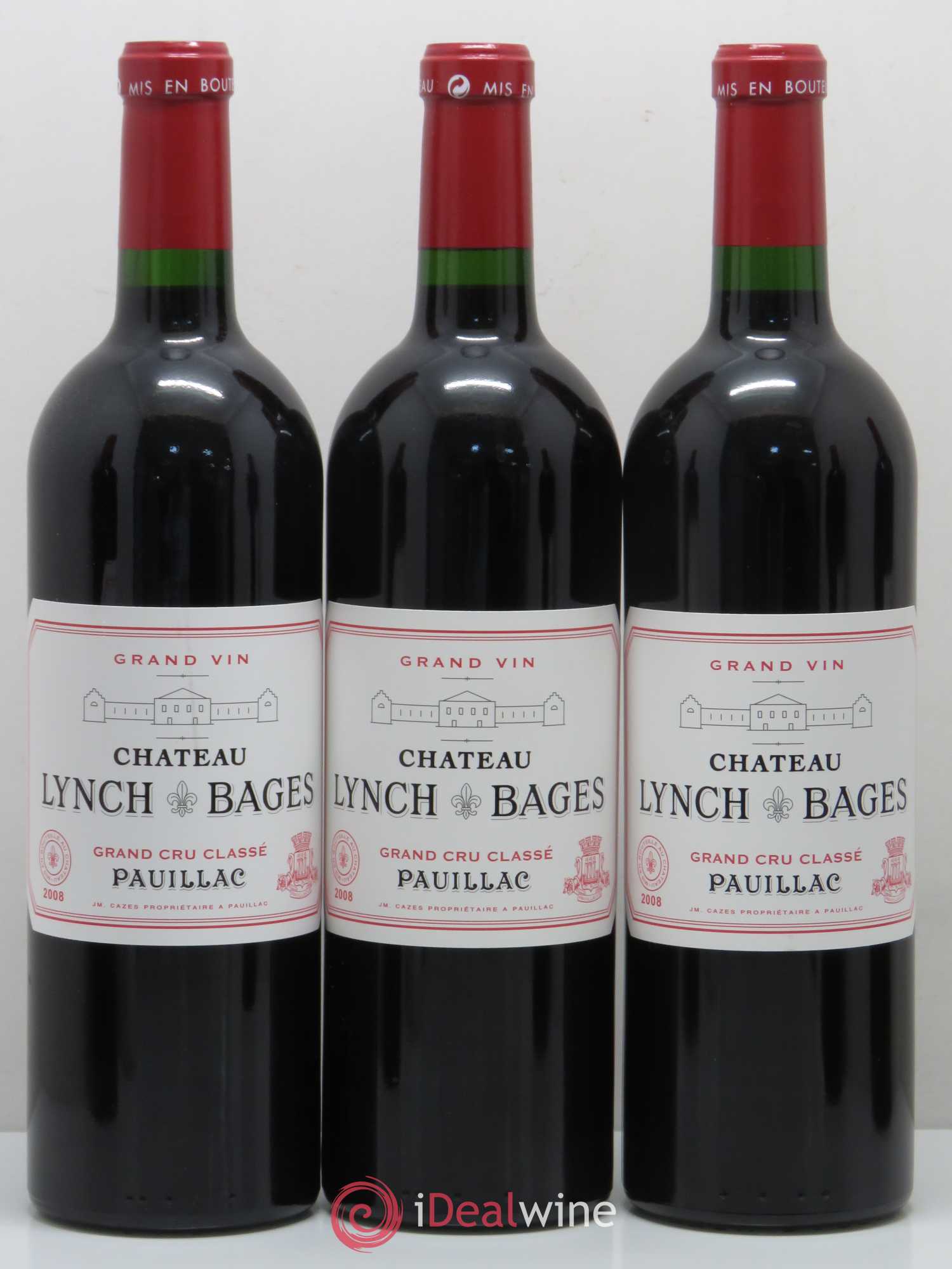 Château Lynch Bages 5ème Grand Cru Classé 2008 - Lot de 6 bouteilles - 2