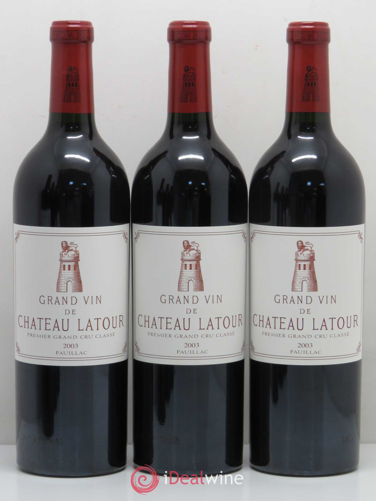 Château Latour 1er Grand Cru Classé 2003 - Lot de 6 bouteilles - 3