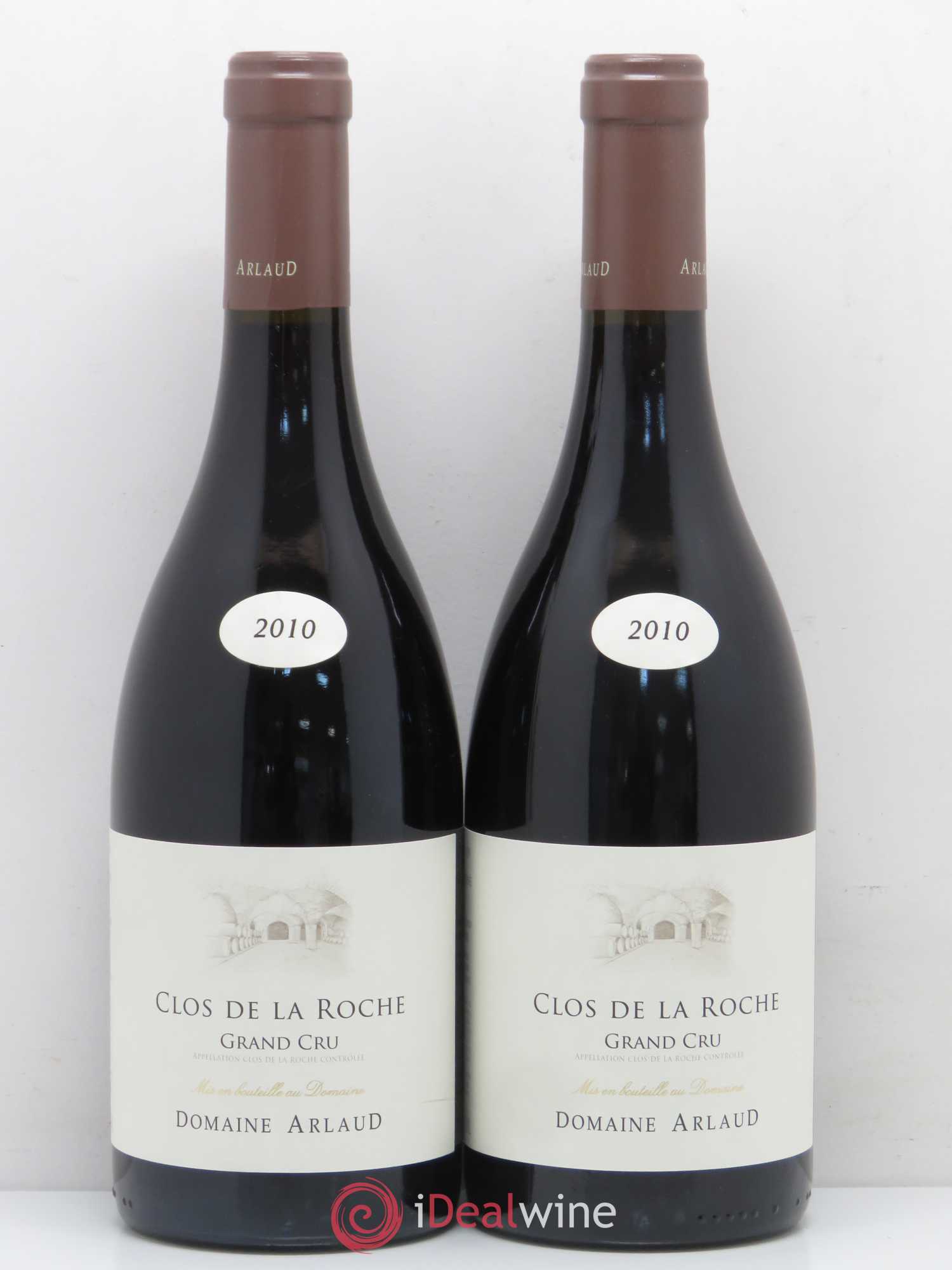 Clos de la Roche Grand Cru Arlaud 2010 - Lot de 2 bouteilles - 0